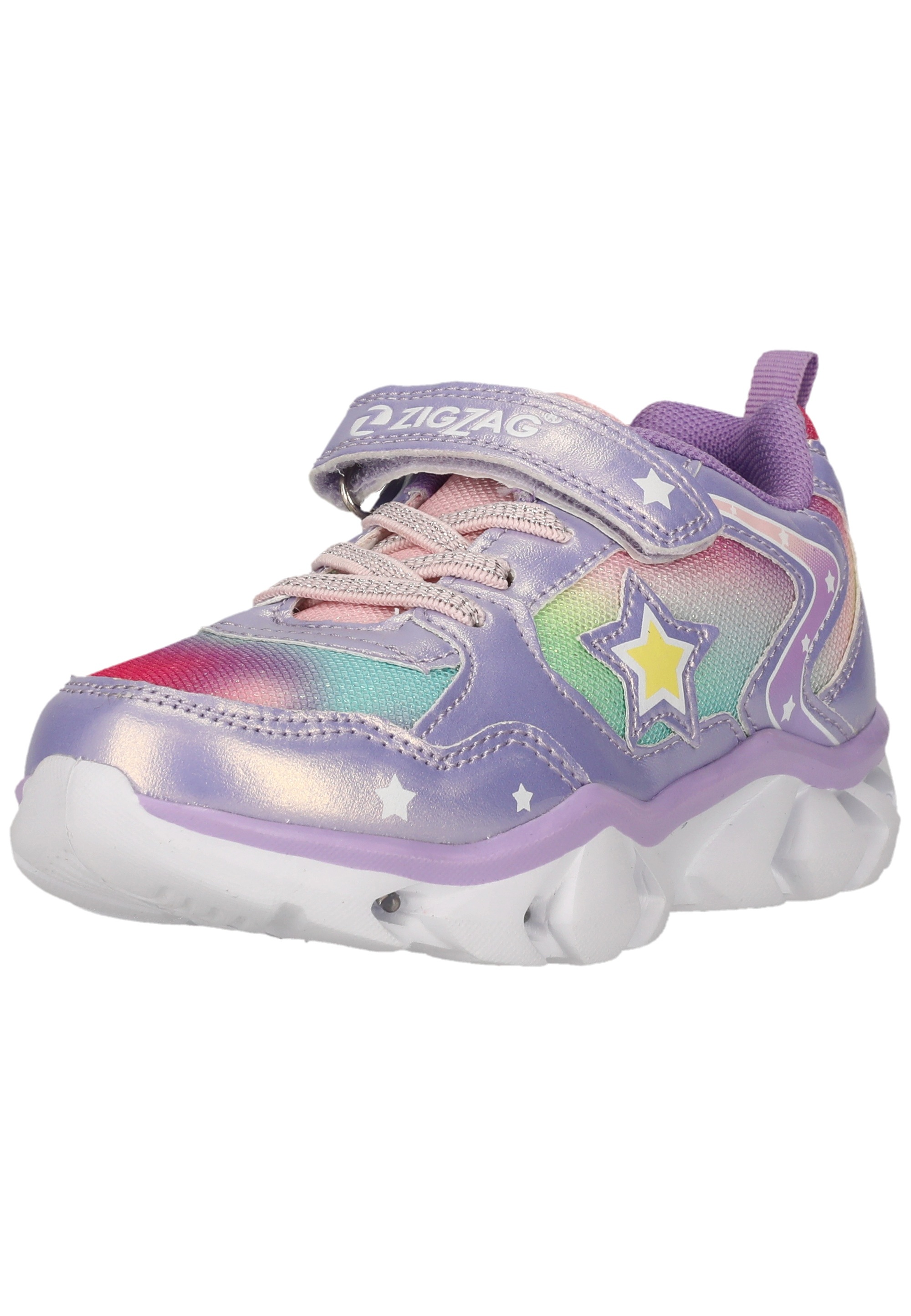 ZIGZAG Sneaker »Saserta«  im stylischen Metallic-Design mit aufleuchtender Sohle
