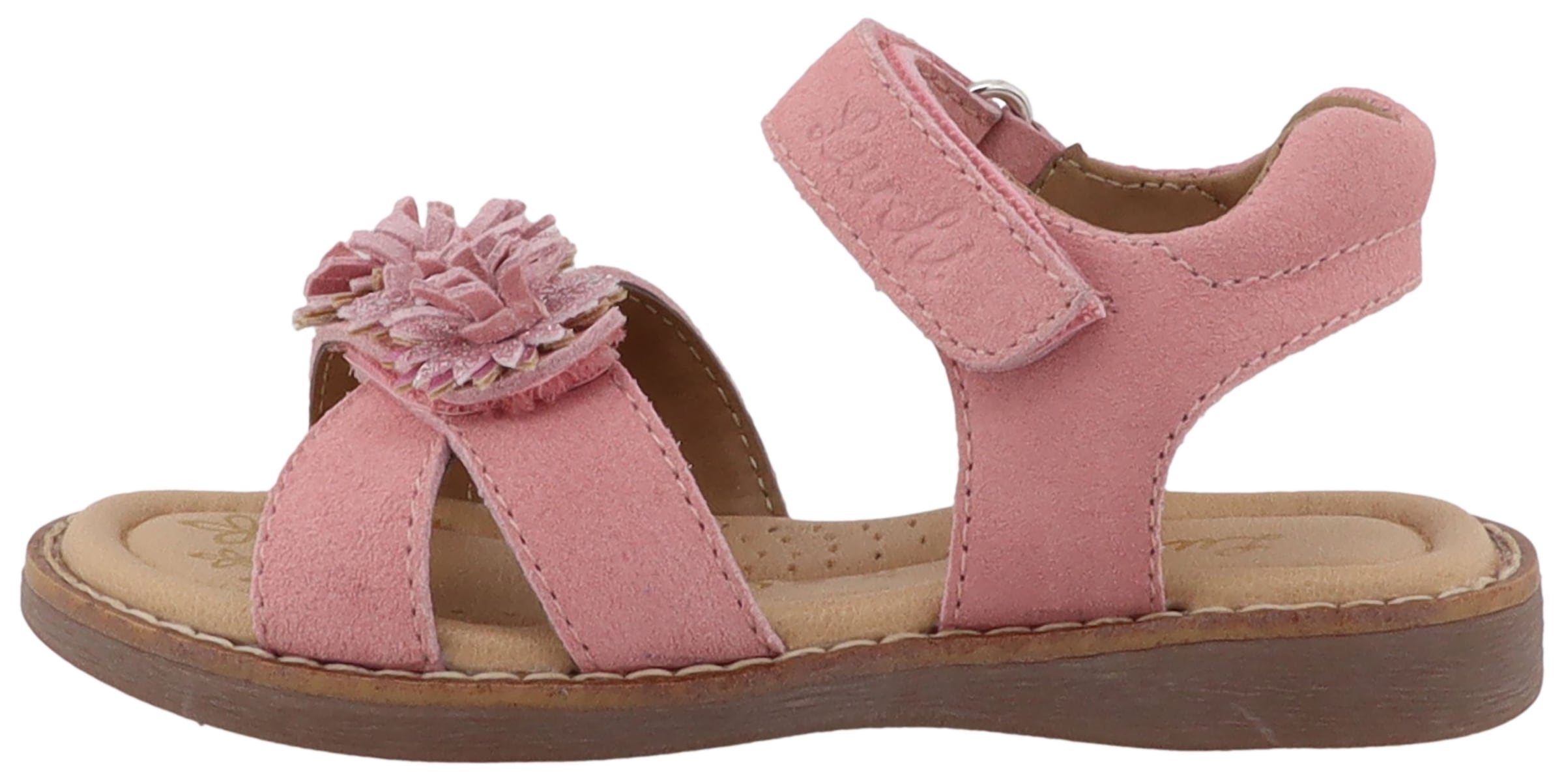 Lurchi Sandale »Loona«  Klettschuh mit Blütenapplikation, Größenschablone zum Download