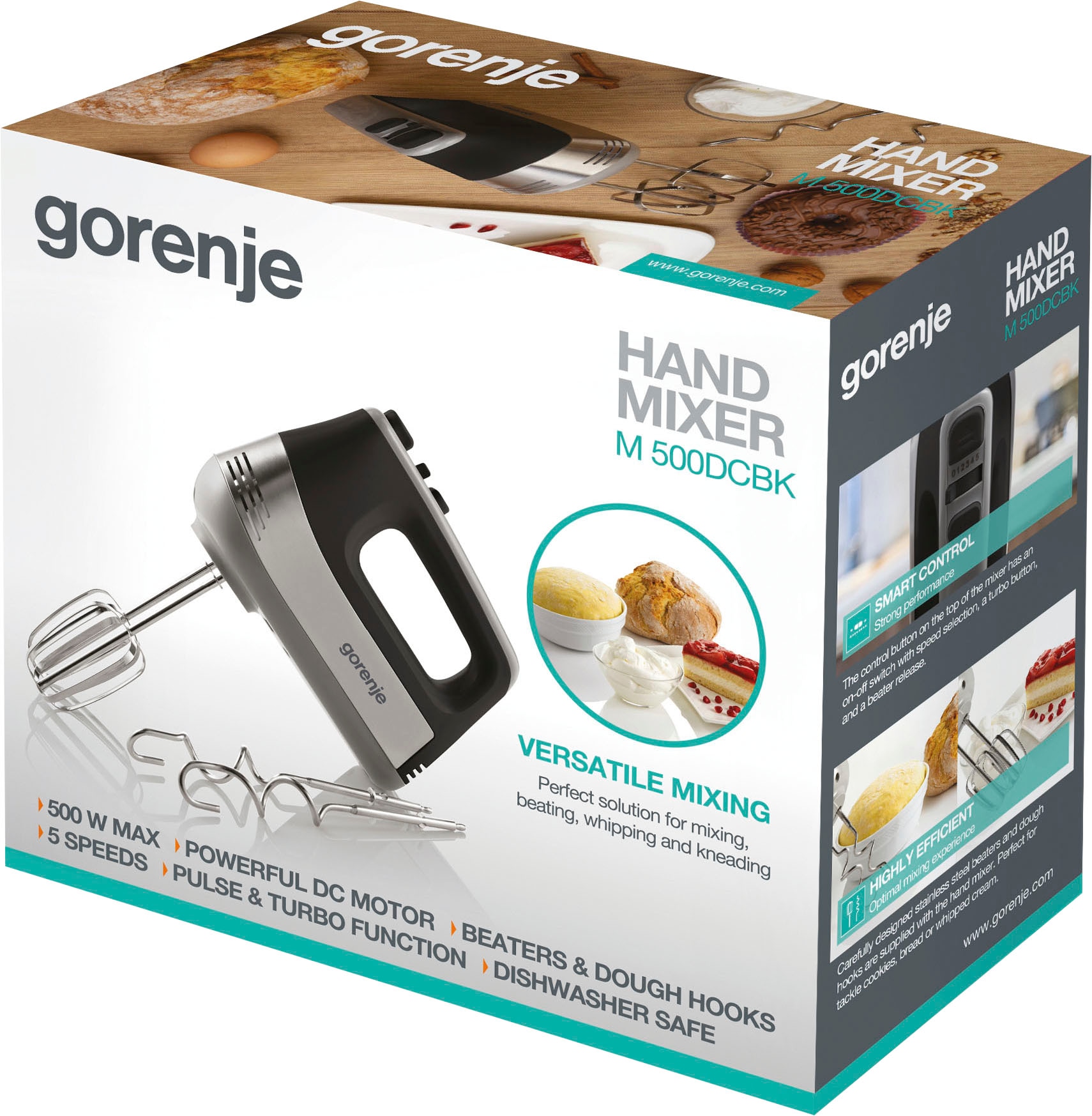 GORENJE Handmixer »M 500 DCBK«, 500 W, 500 Watt Motor kaufen | BAUR