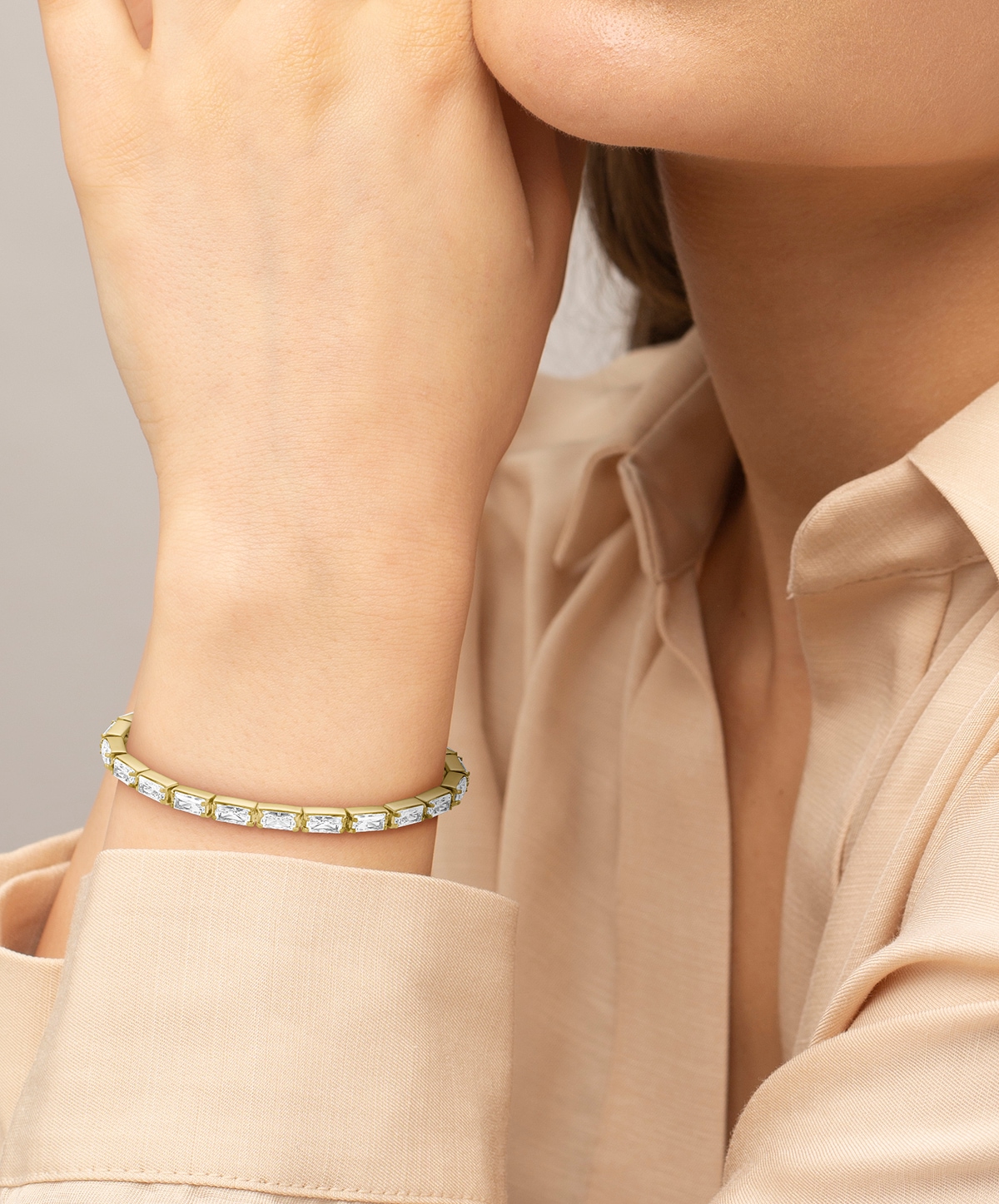 Lacoste Tennisarmband »DUCHESS,« mit Preciosa Crystal