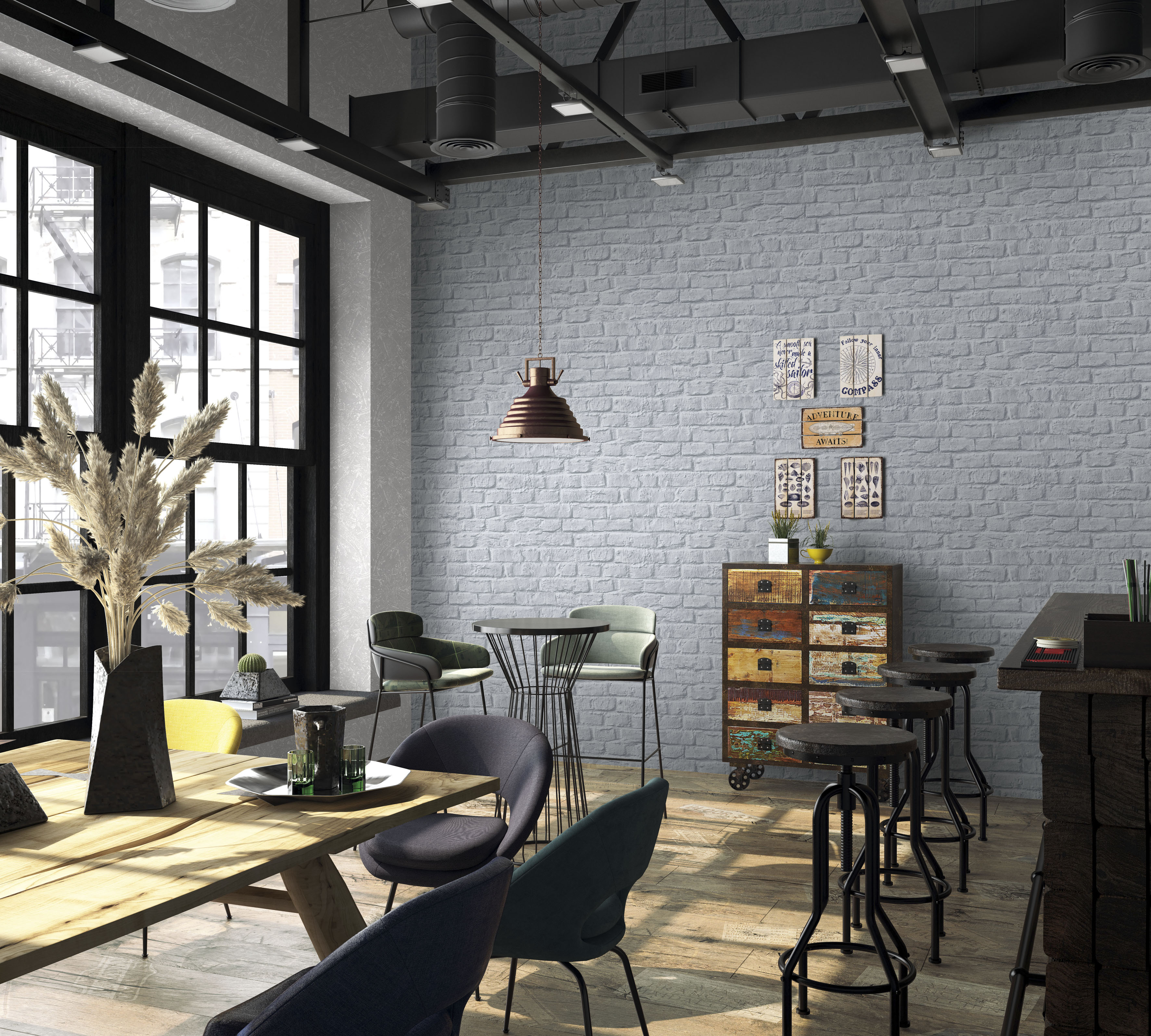 Marburg Vliestapete "Brick" 3D-Optik strukturiert moderne Tapete für Wohnzimmer Schlafzimmer Küche