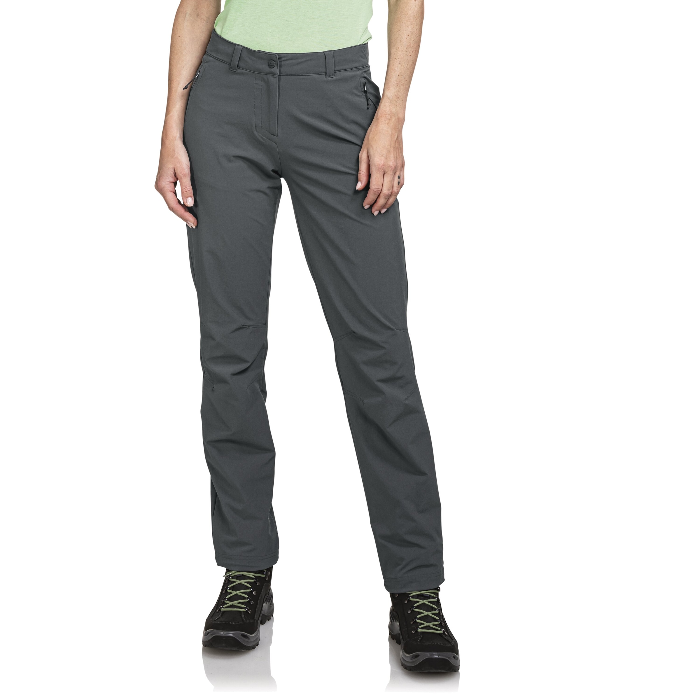 Schöffel Outdoorhose "Pants Engadin1" mit Reißverschluss und 1-Knopf-Form, atmungsaktiv, normal-weit