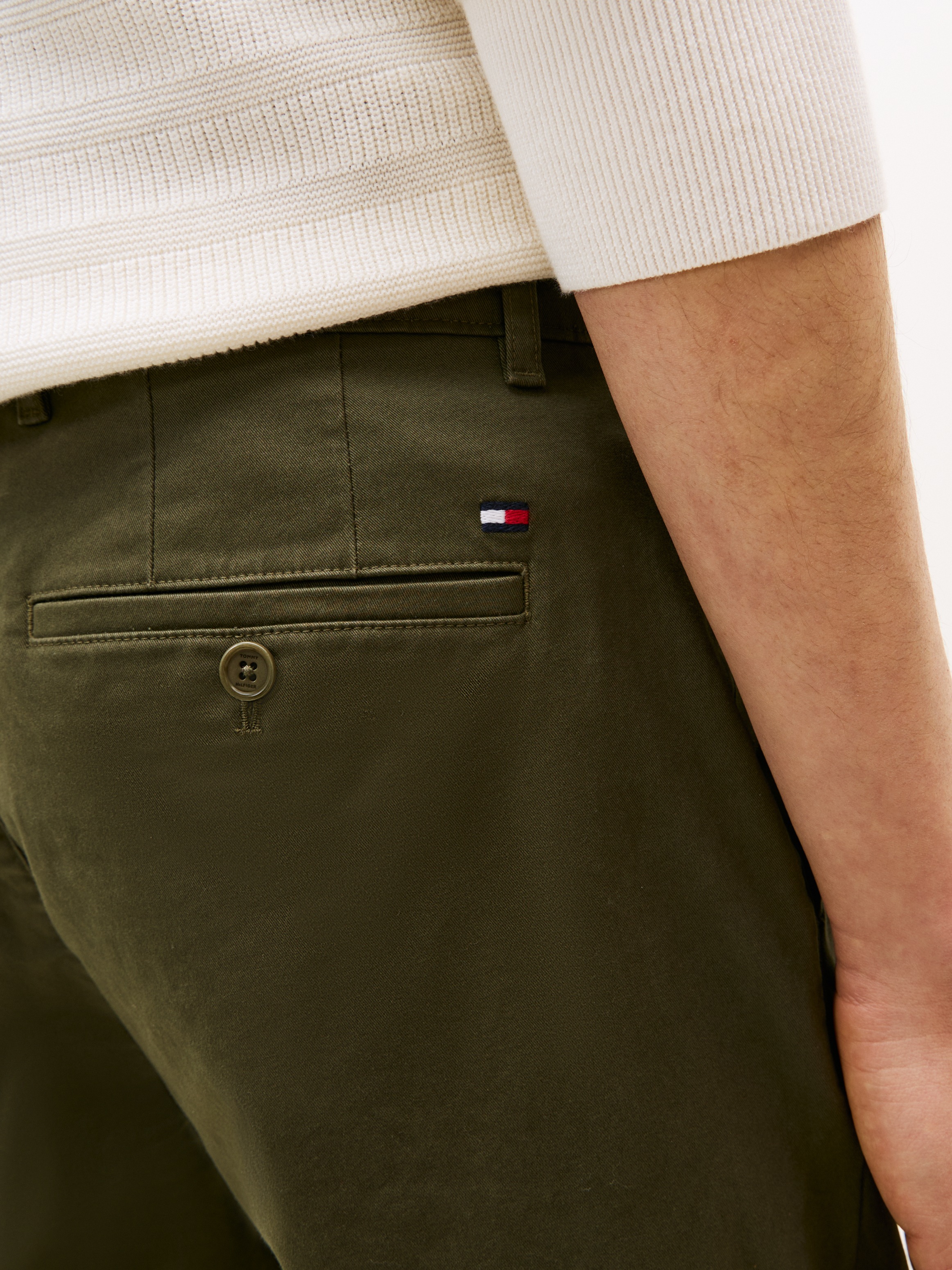 Tommy Hilfiger Chinohose "CORE DENTON ESSENTIAL TWILL", Gerades Bein, Schli günstig online kaufen