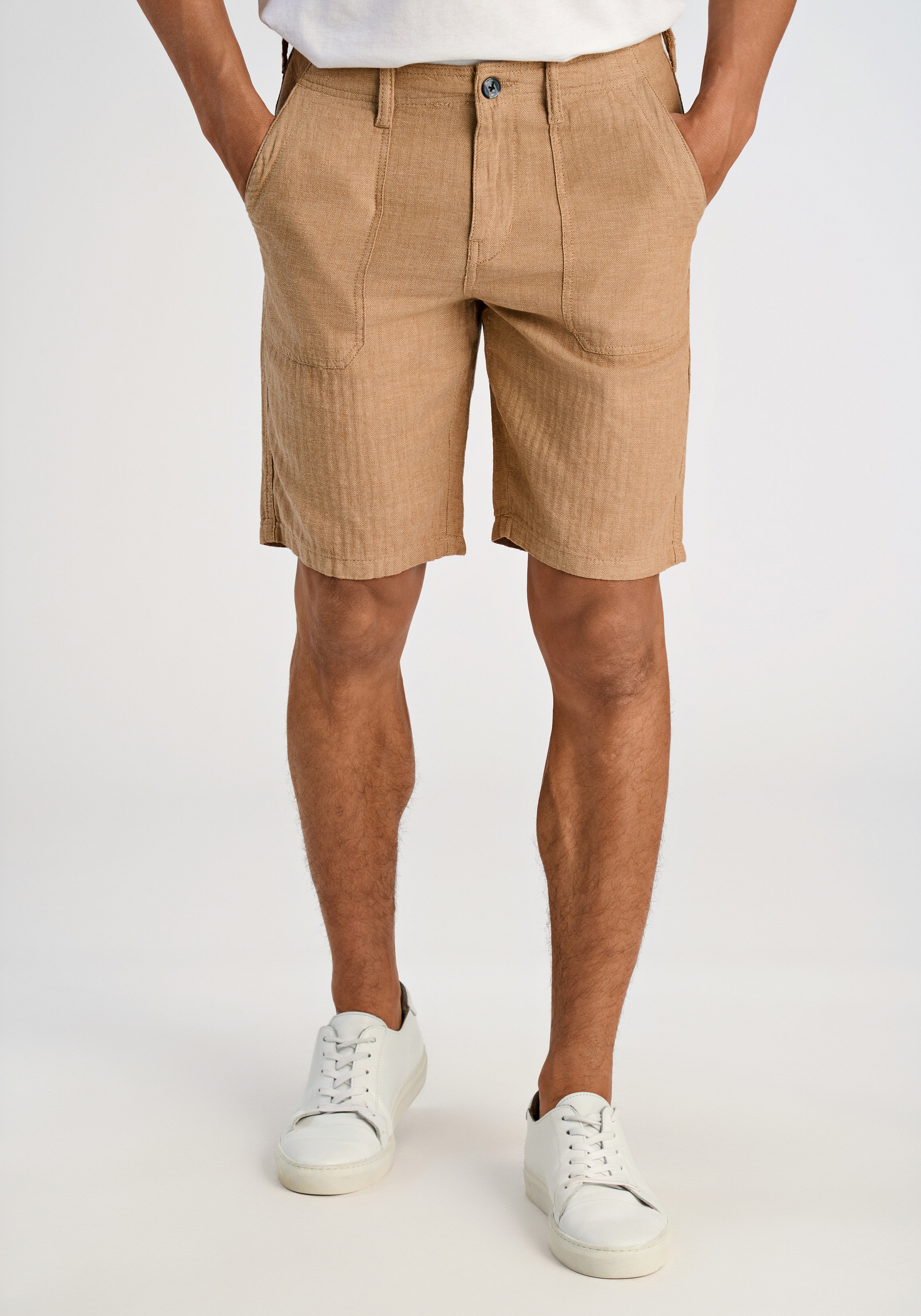 LINDBERGH Shorts "Leinenshorts Relaxed Fit" günstig online kaufen