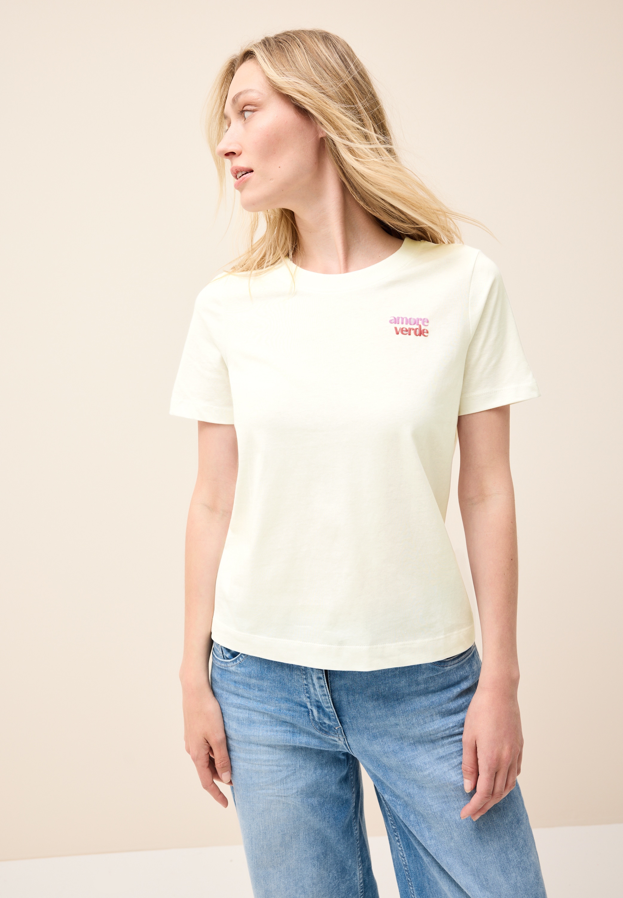 Cecil Print-Shirt, aus reiner Baumwolle günstig online kaufen