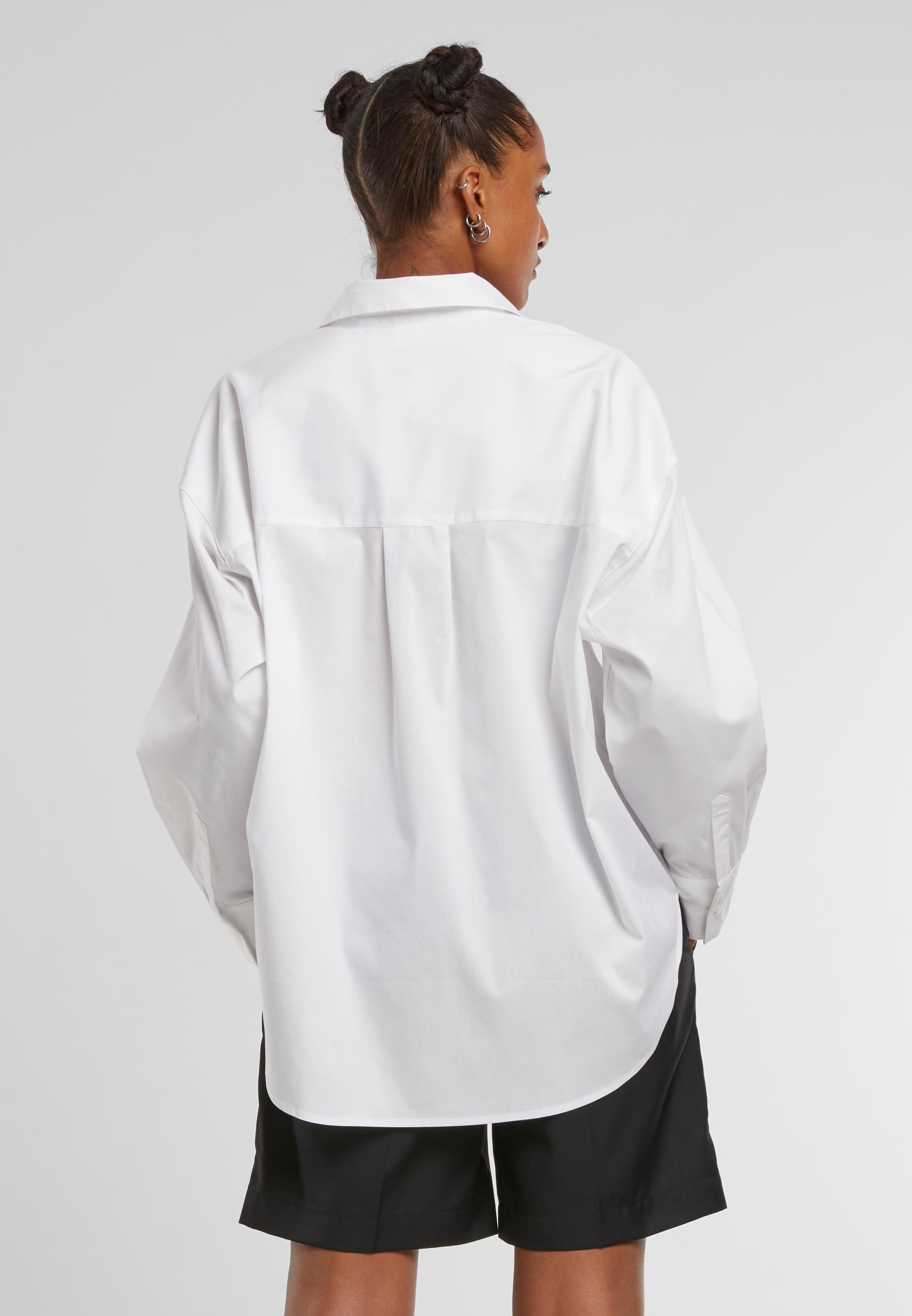 URBAN CLASSICS Klassische Bluse »Urban Classics Ladies Oversized Cotton Blouse«