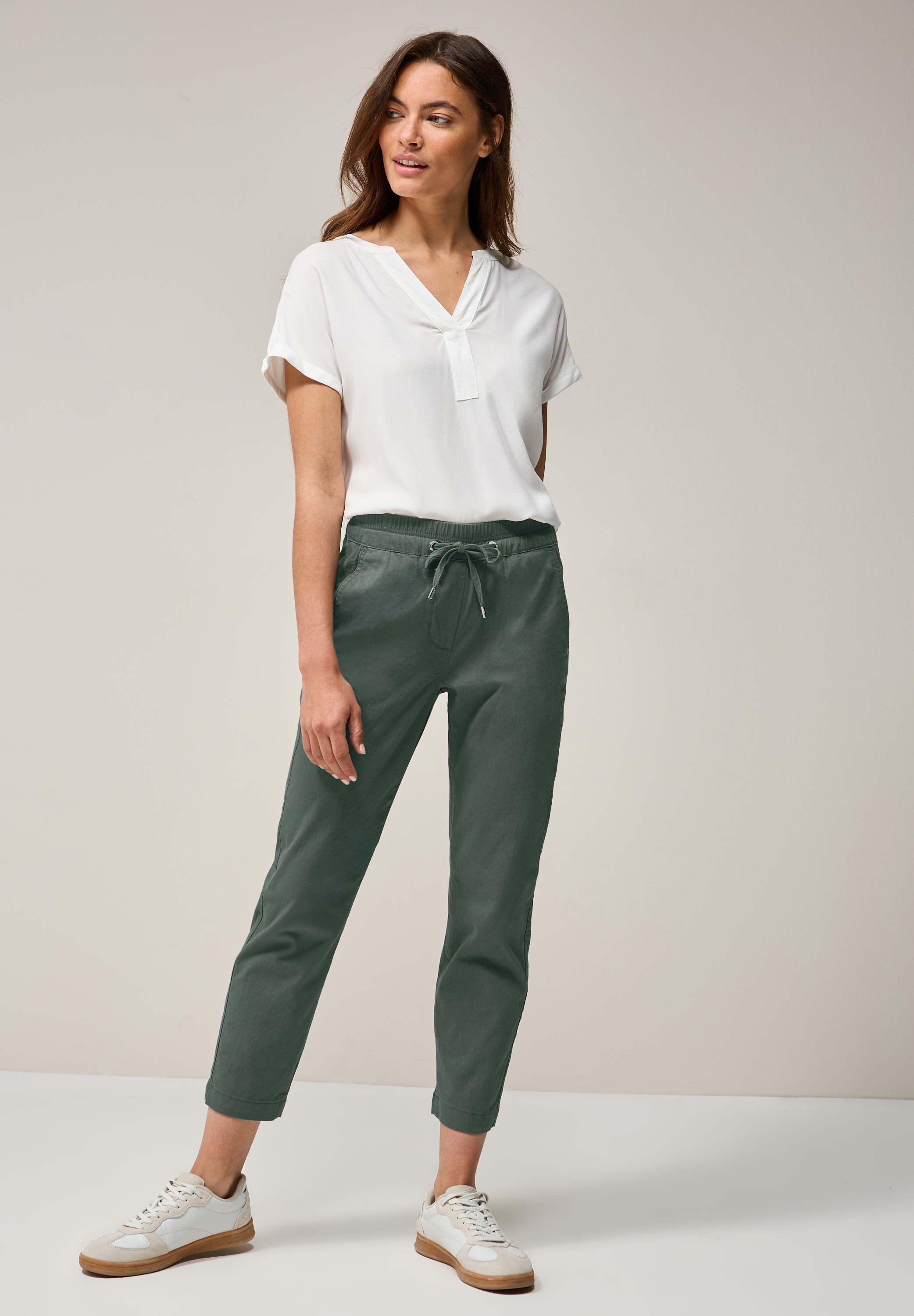 Thumbnail - Cecil Jogger Pants Middle Waist