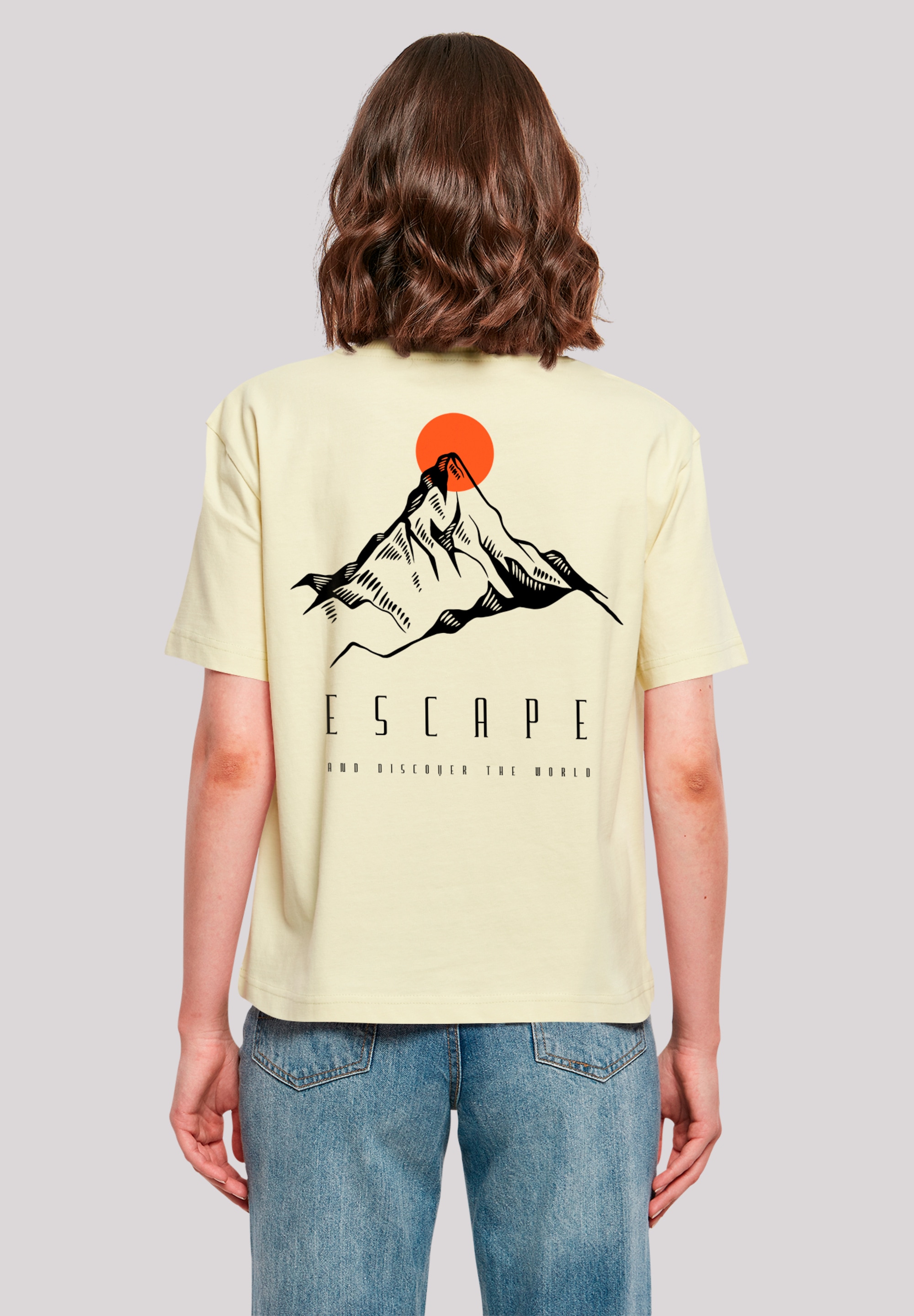 F4NT4STIC T-Shirt "Escape Discover the World Mountain", Premium Qualität, E günstig online kaufen