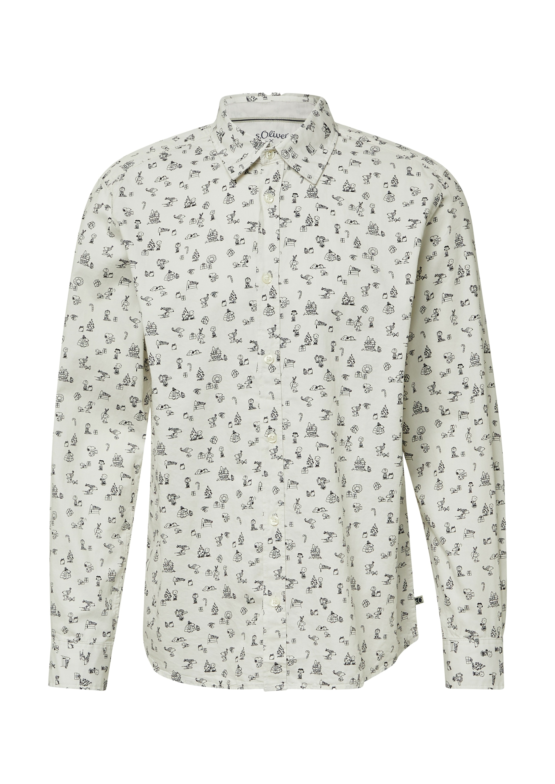 Thumbnail - s.Oliver Langarmhemd mit Peanuts-Print