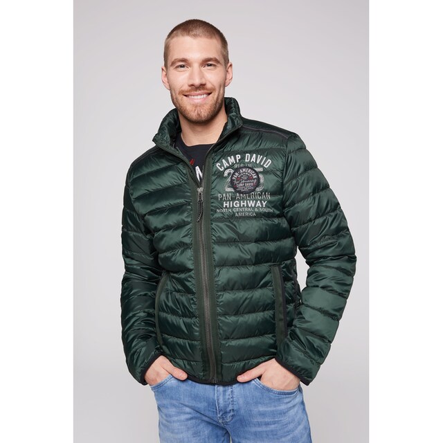 CAMP DAVID Outdoorjacke, ohne Kapuze, mit elastischem Saumabschluss ▷  kaufen | BAUR