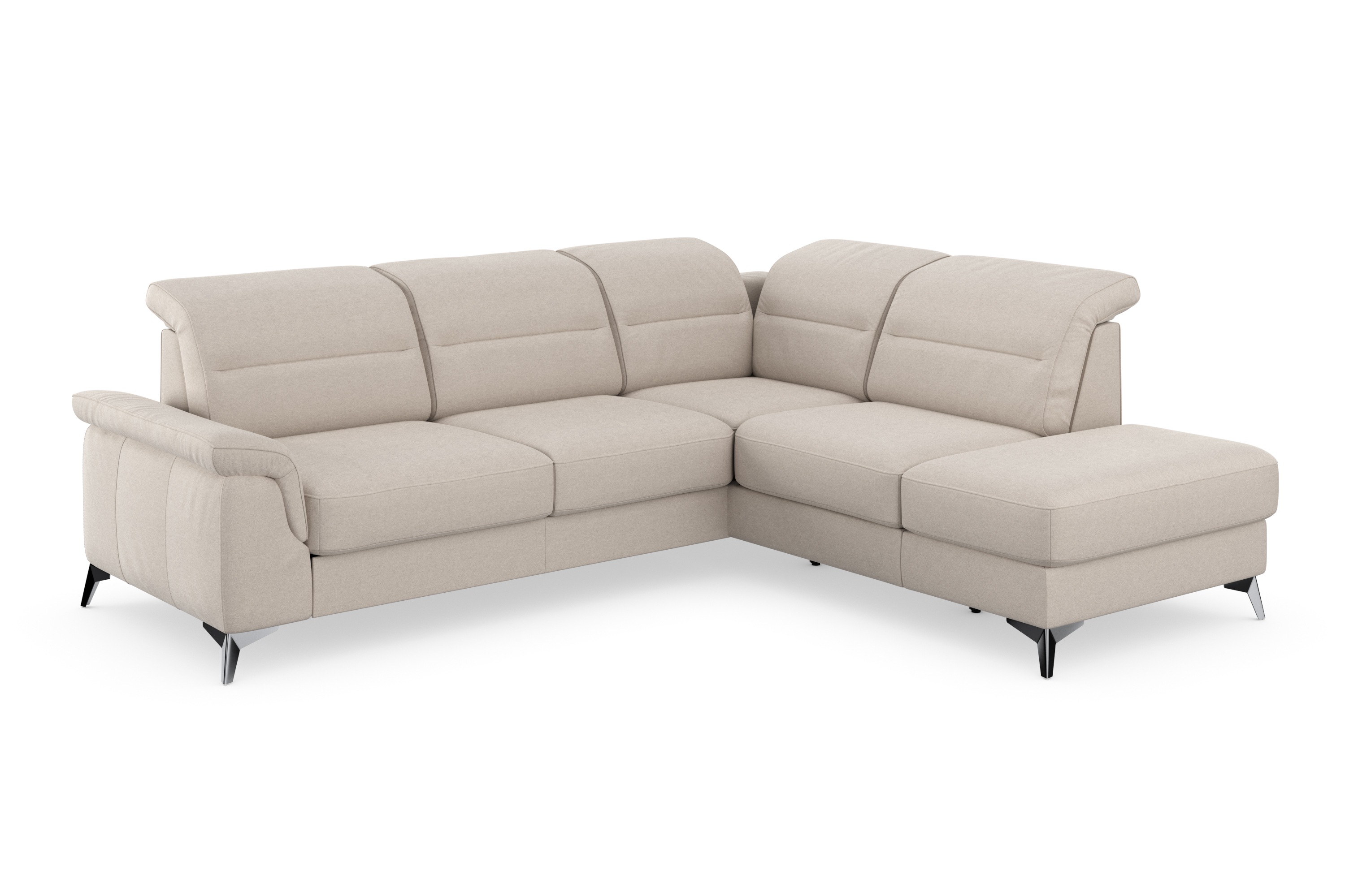 Thumbnail - sit&more Ecksofa "Sinatra L-Form", mit Ottomane, optional mit Kopfteilverstellung und Armteilfunktion