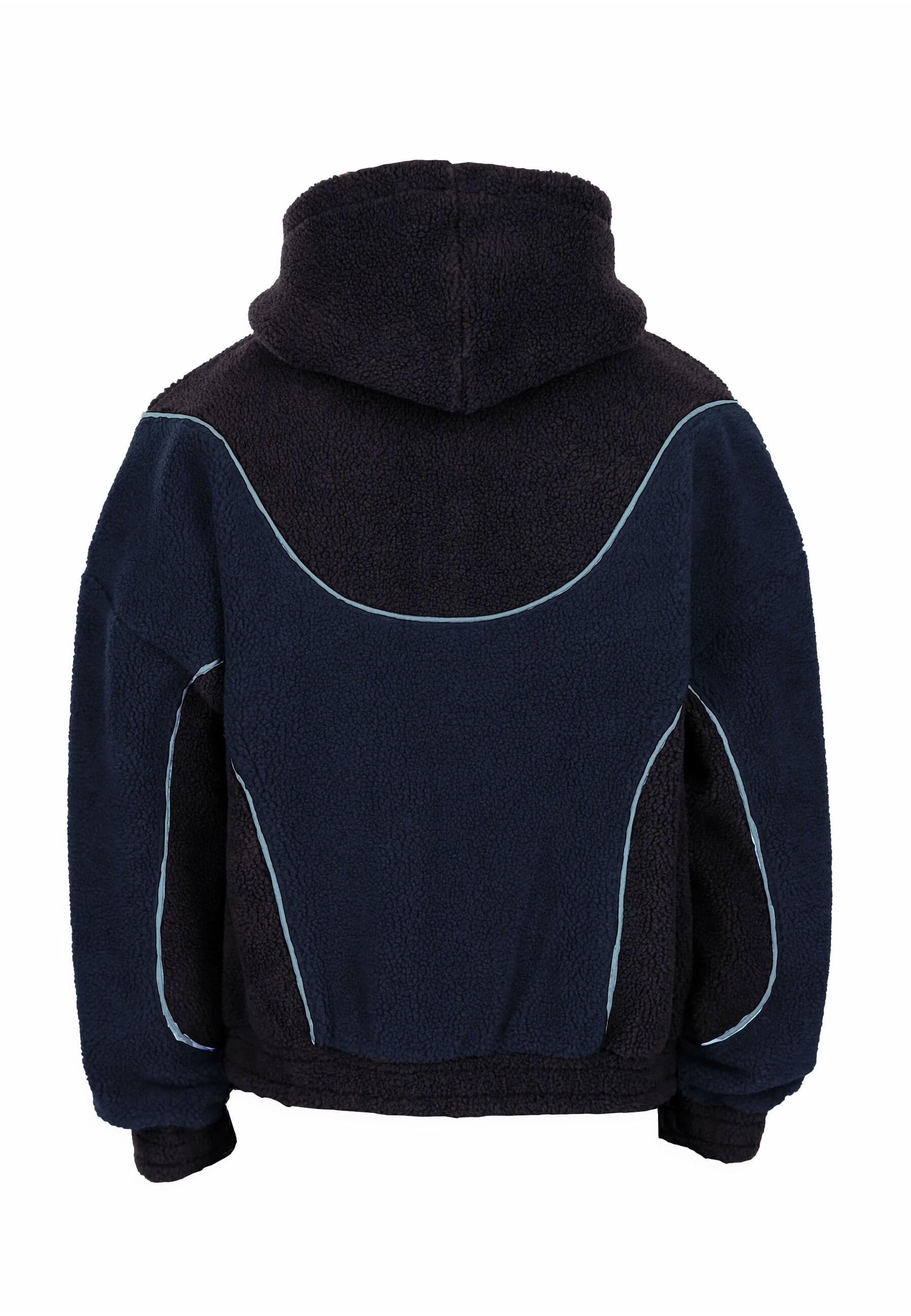 Dropsize Sweatjacke "Dropsize WAVY TEDDY ZIP HOODIE" günstig online kaufen