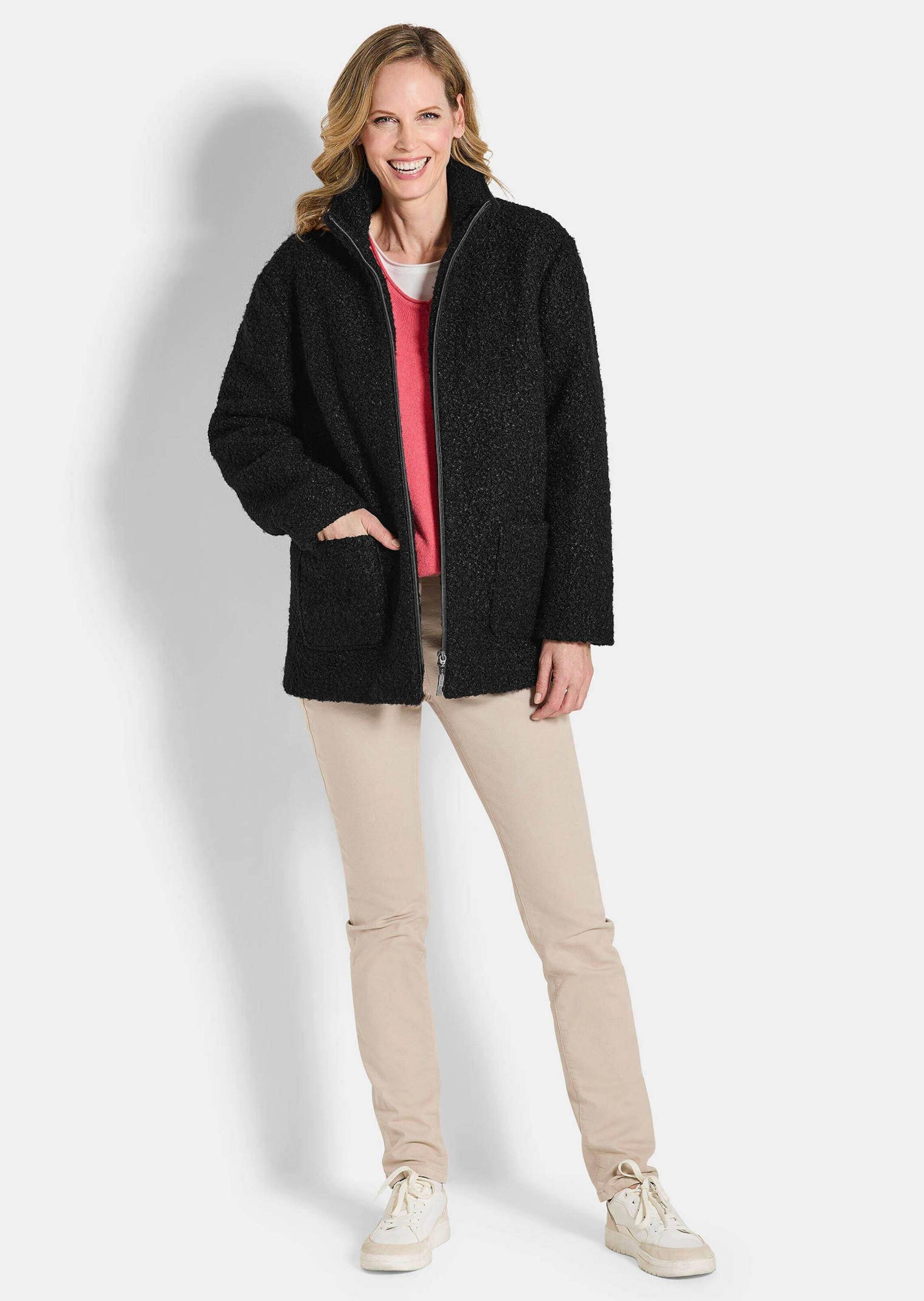 GOLDNER Blouson "Teddy Jacke mit Stehkragen" günstig online kaufen