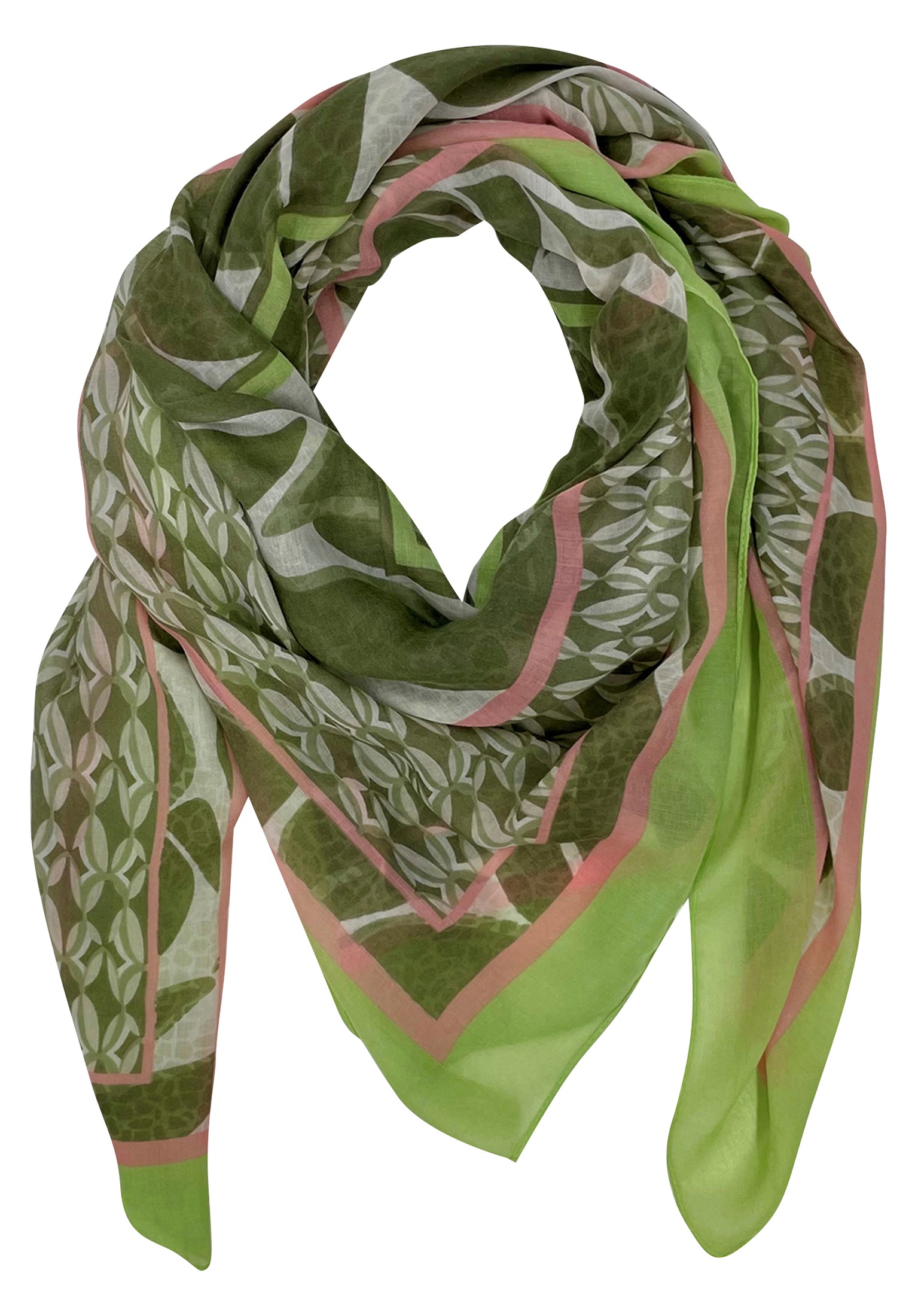 Betty Barclay Modetuch »Betty Barclay Damen Tuch mit Aufdruck«, Fransen