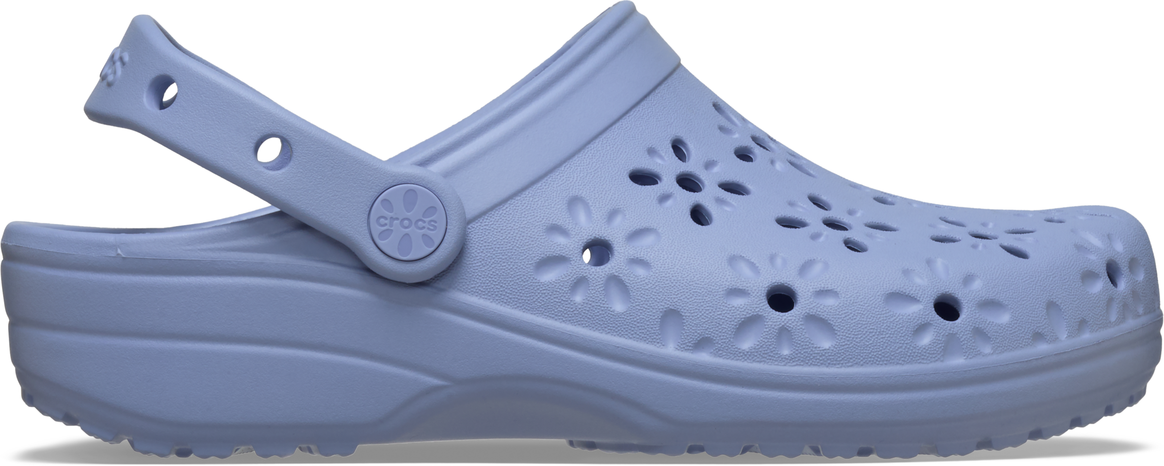 Crocs Clog »Classic Floral Cut Out Clog«  , Sandale, Sommerschuh, Loafer mit Lüftungsöffnungen in Blütenstruktur