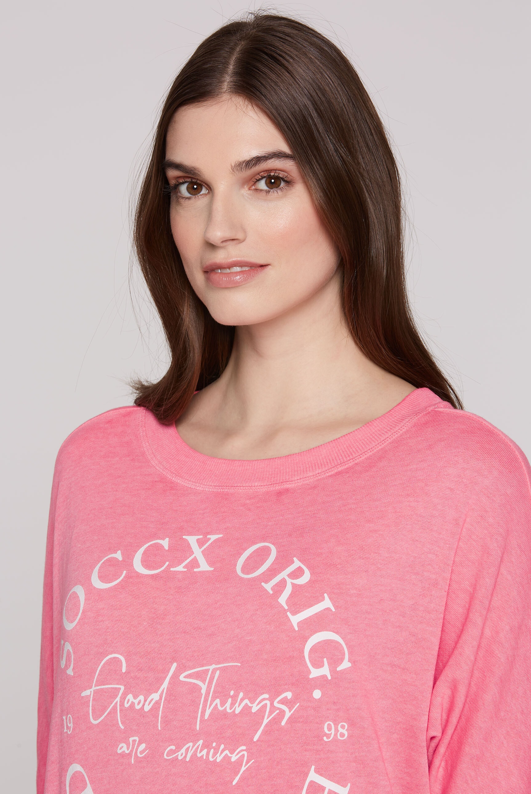 SOCCX Sweater, mit Fledermausärmeln