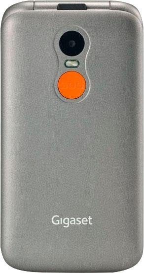 Gigaset Klapphandy »GL590«, Titan-silber, 7,3 cm/2,8 Zoll, 0,03 GB  Speicherplatz, 3 MP Kamera | BAUR