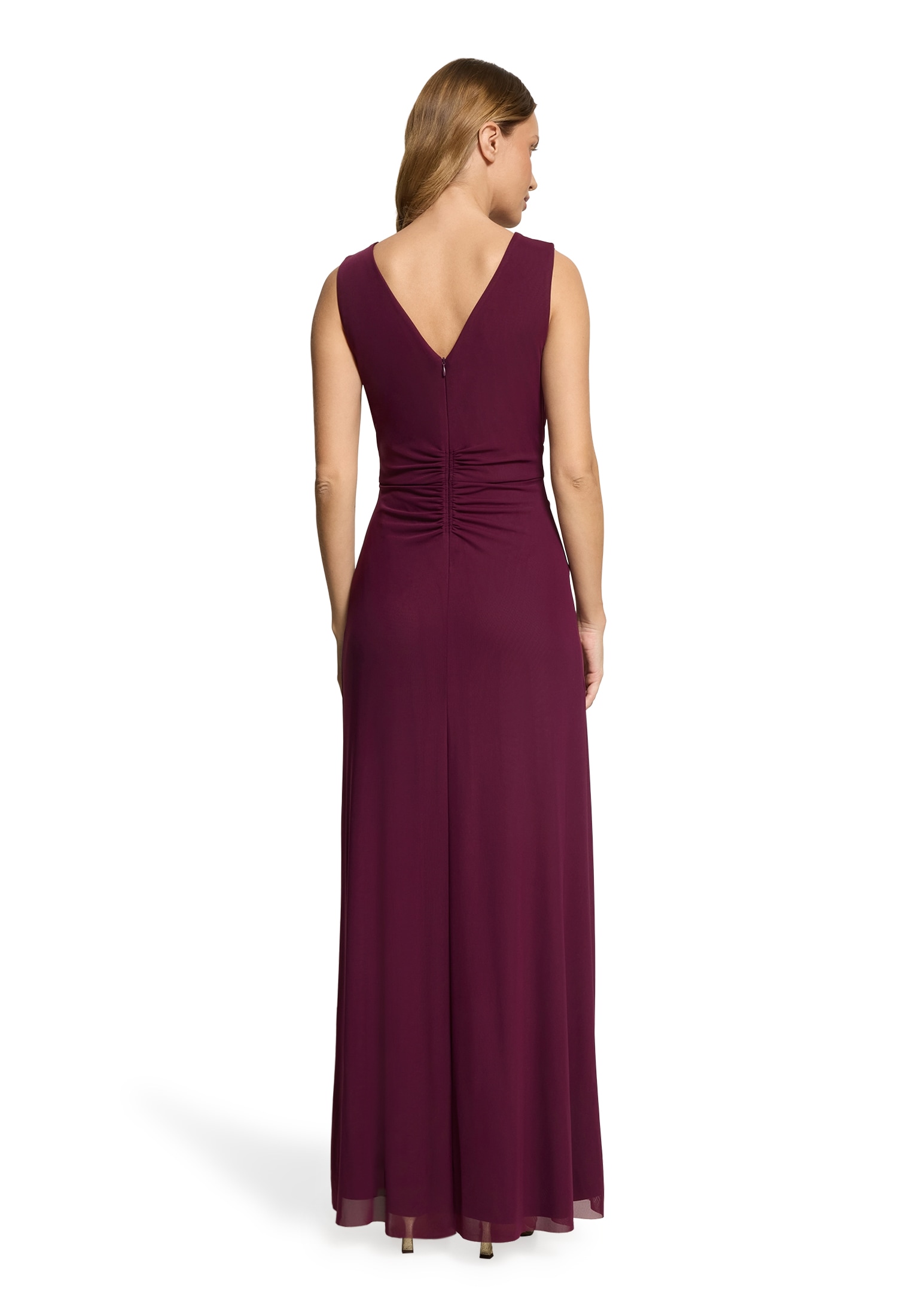 Vera Mont Abendkleid »Damen mit V-Ausschnitt« Ohne Tasche Falten