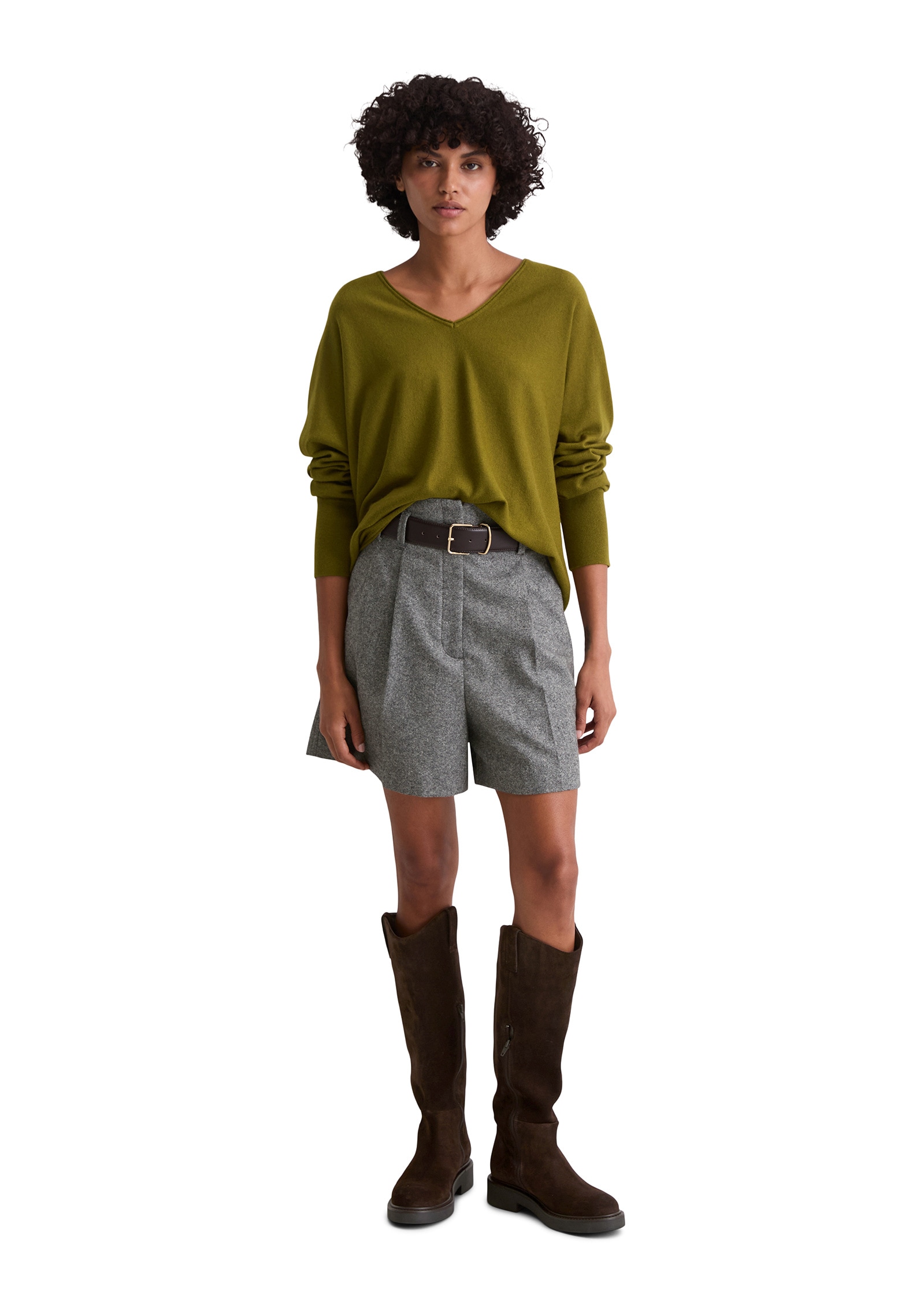 Marc O'Polo Strickpullover »aus weichem Schurwolle-Viskose-Mix«