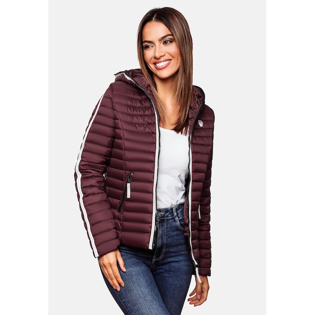 Navahoo Steppjacke »Kimuk Prc«, mit Kapuze, leichte Übergangsjacke mit  Kapuze für bestellen | BAUR