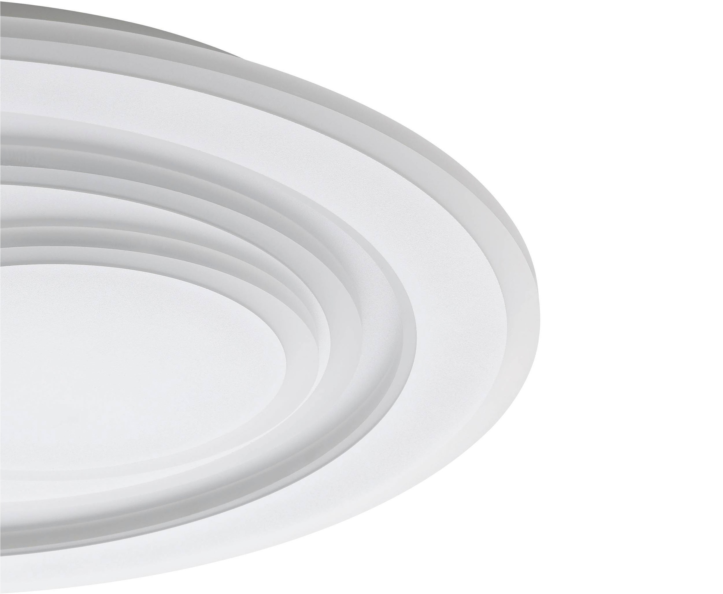 EGLO Deckenleuchte »Palagiano 1 Deckenlampe, Flurlampe aus Metall und Kunststoff, Lampe« LED-Modul 1 Stk. Neutralweiß Wand-/Deckenleuchte - H5 x Ø48 cm - weiß - 21W inkl.