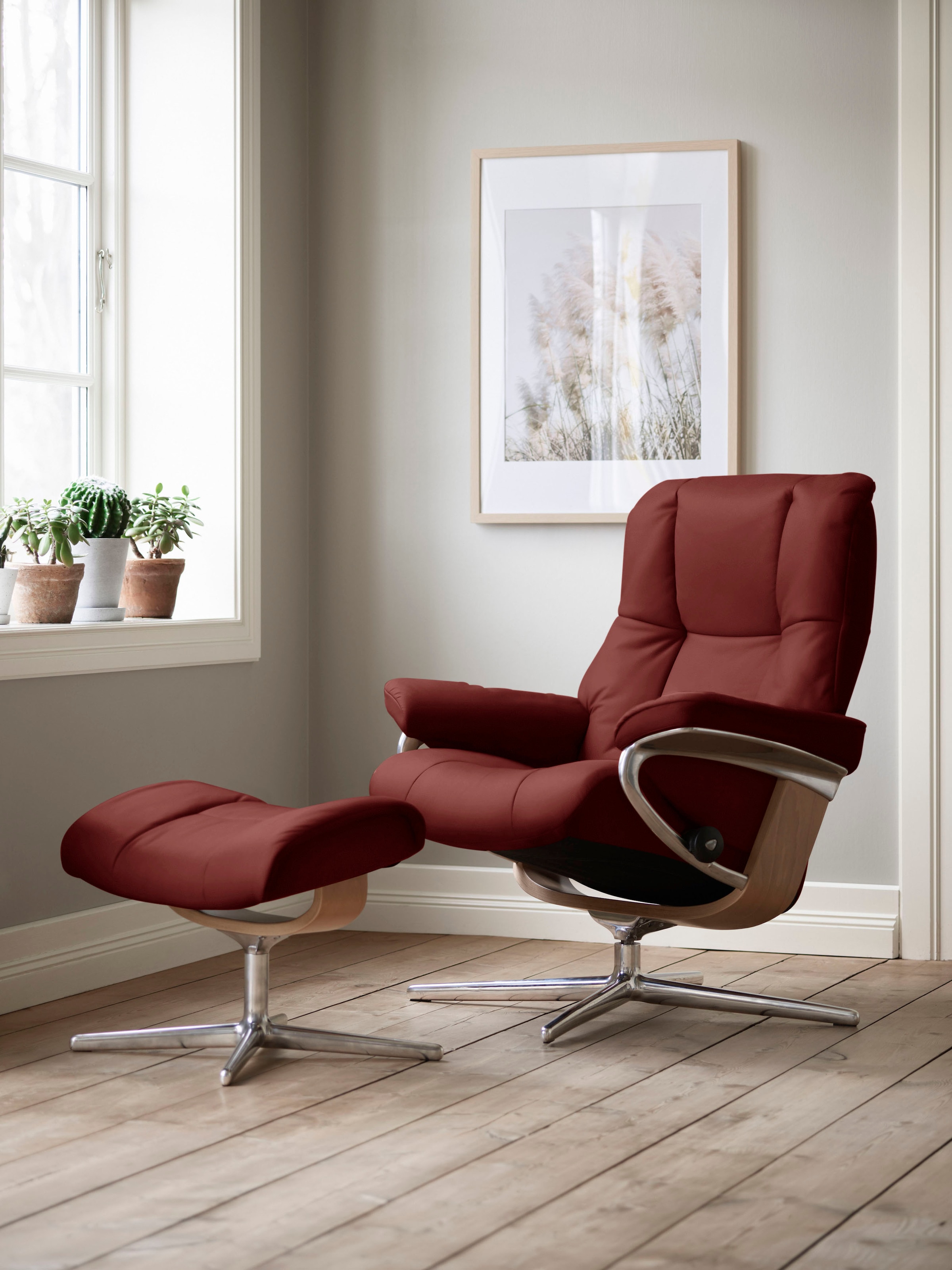 Stressless "Mayfair" mit Cross Base, Größe S, M & L, Holzakzent Eiche günstig online kaufen