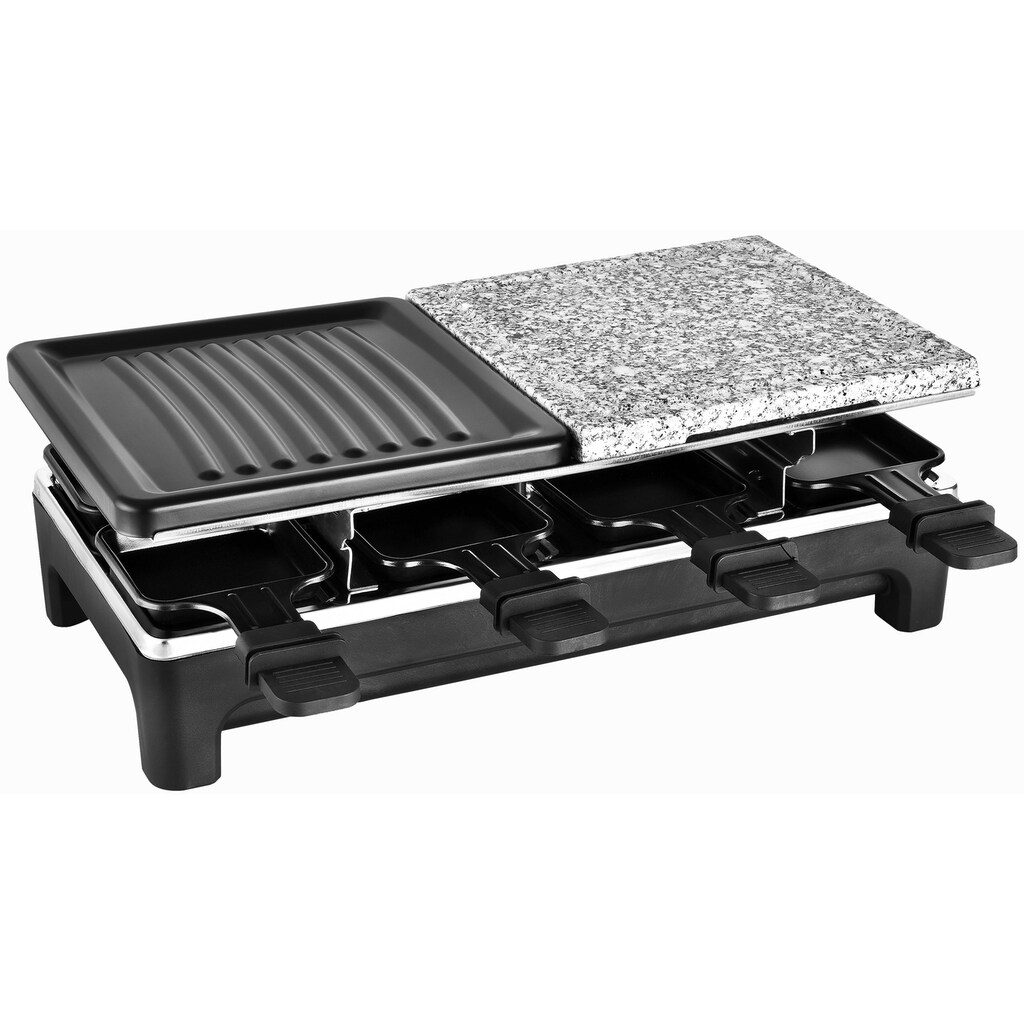 Team Kalorik Raclette »TKG RAC 1016«, 8 St. Raclettepfännchen, 1500 W