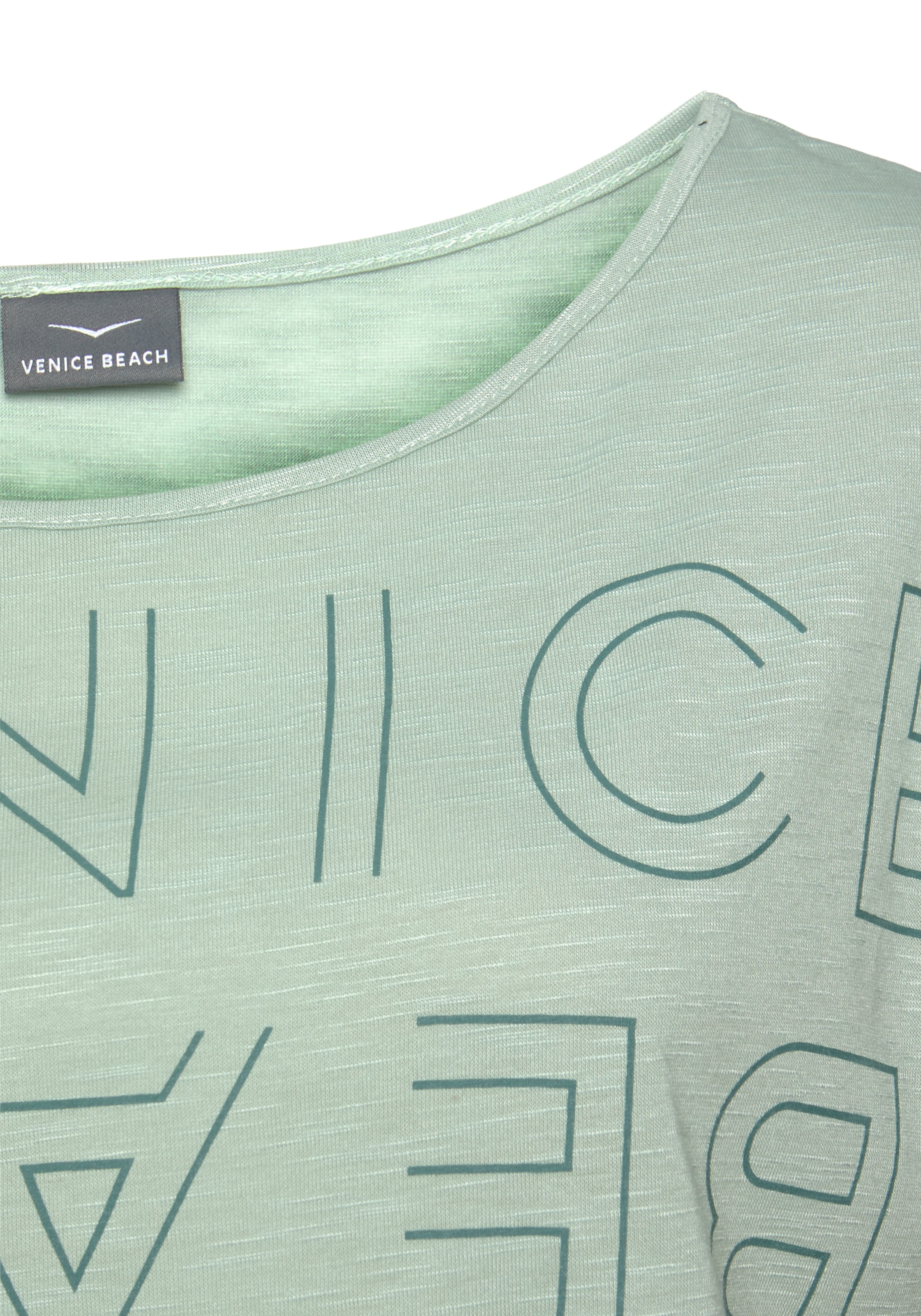 Venice Beach Rundhalsshirt, mit Logoprint, kaufen BAUR sommerlich-sportlicher T-Shirt, | für Look