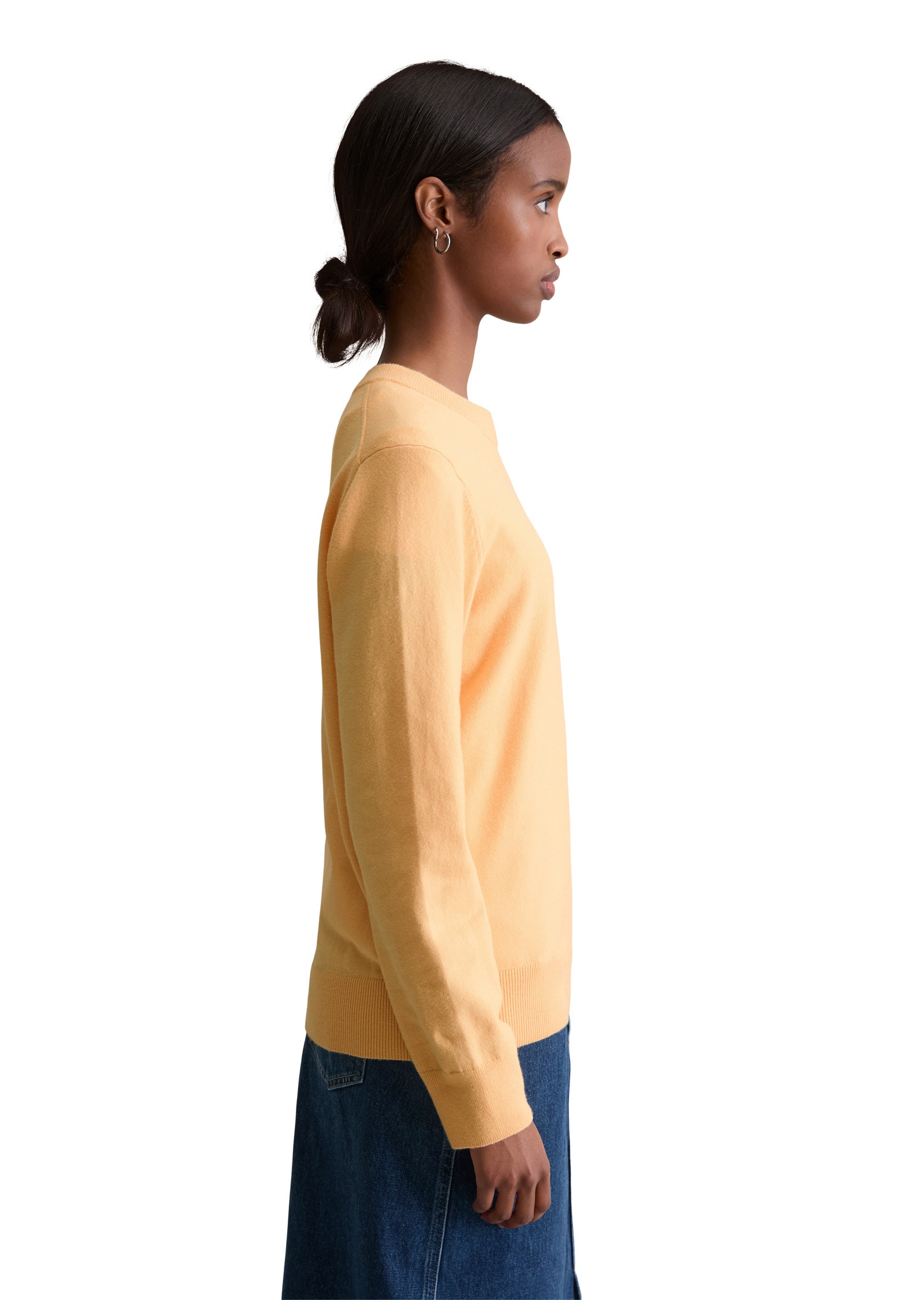 Marc OPolo DENIM Strickpullover "aus Soft Cotton Stretch" günstig online kaufen