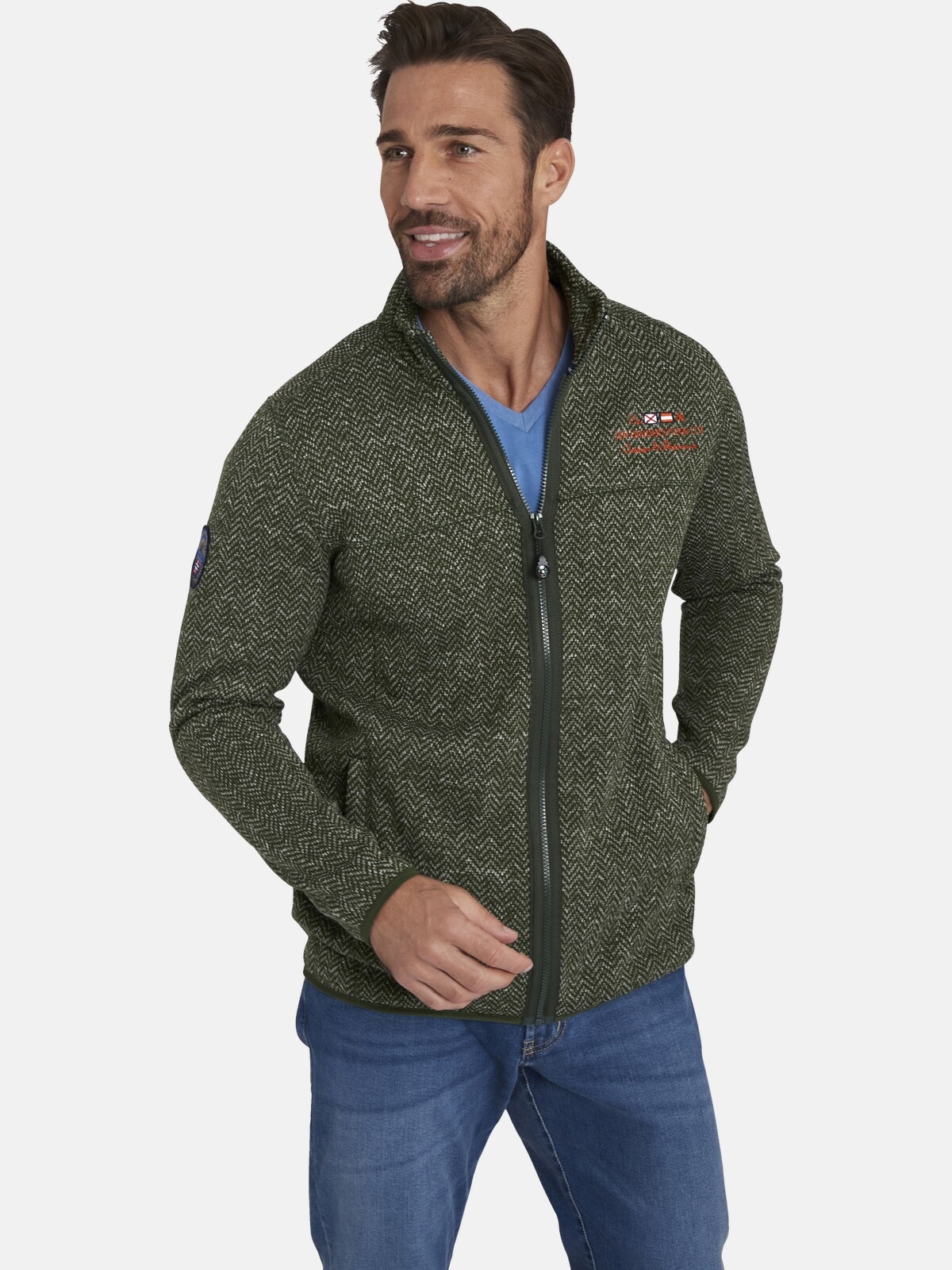 Sweatjacke »Strickfleecejacke KOLMUND«