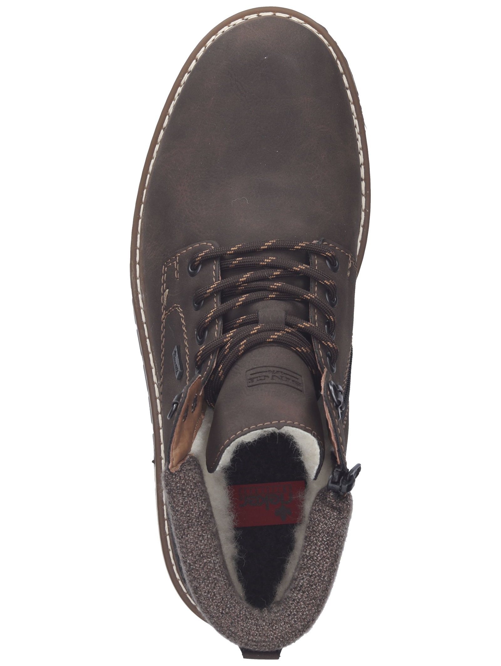 Rieker Schnürstiefelette »Rieker Stiefelette Lederimitat/Textil«