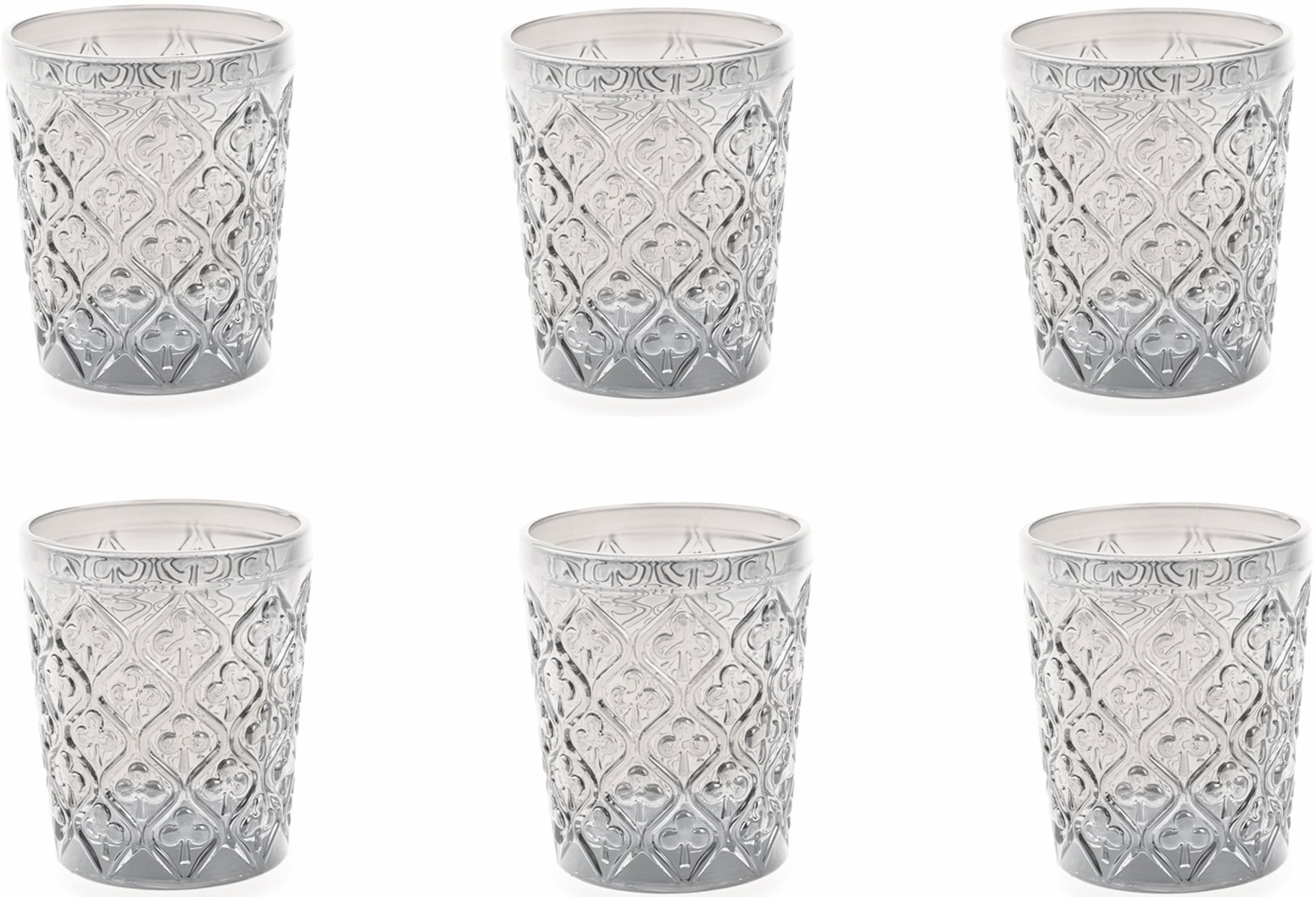 Villa d'Este Gläser-Set »Marrakech Transparent«, (Set, 6 tlg.), Wassergläser-Set 240... kaufen