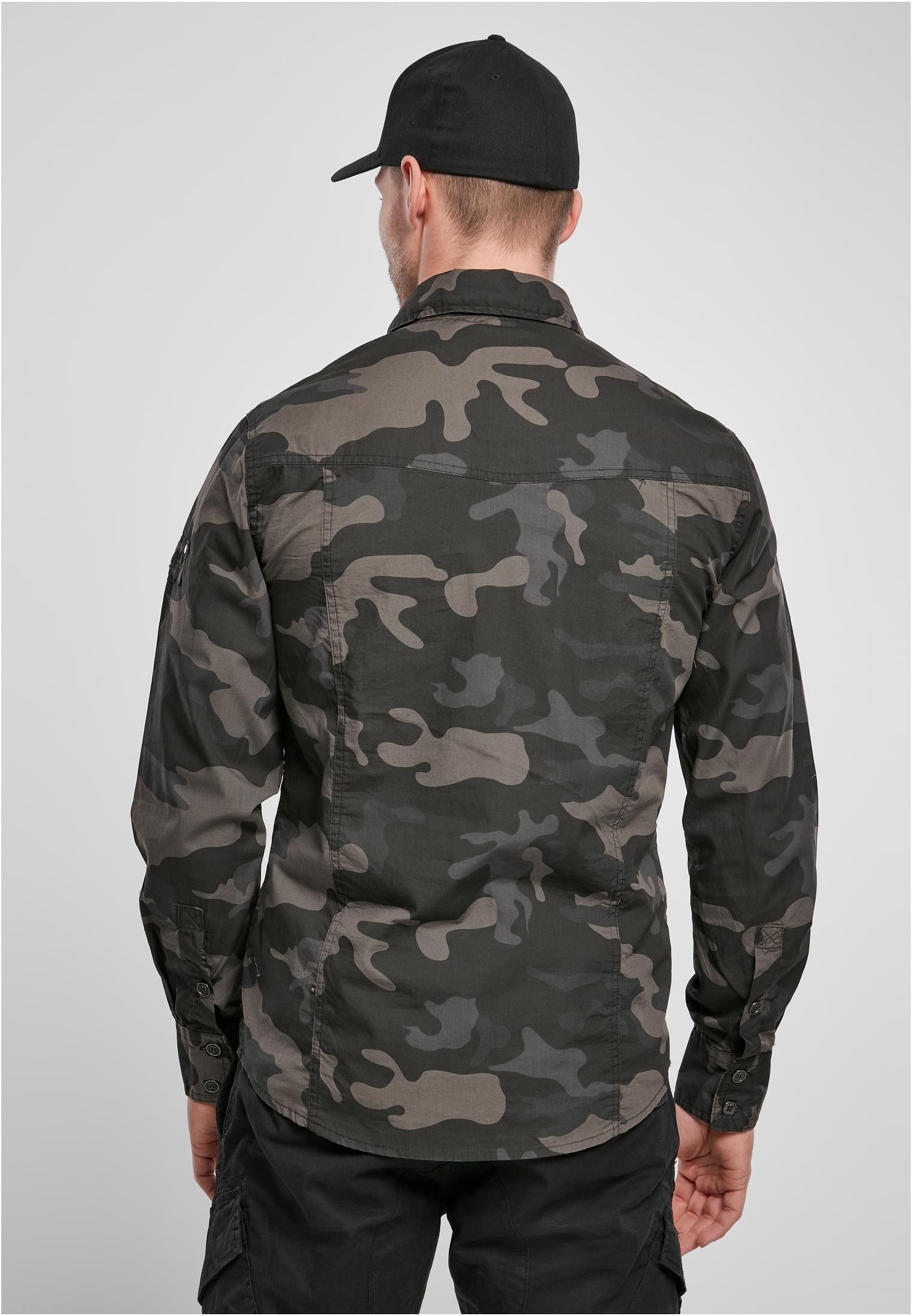 Brandit Langarmhemd »Brandit Herren Slim Worker Shirt«, (1 tlg.)