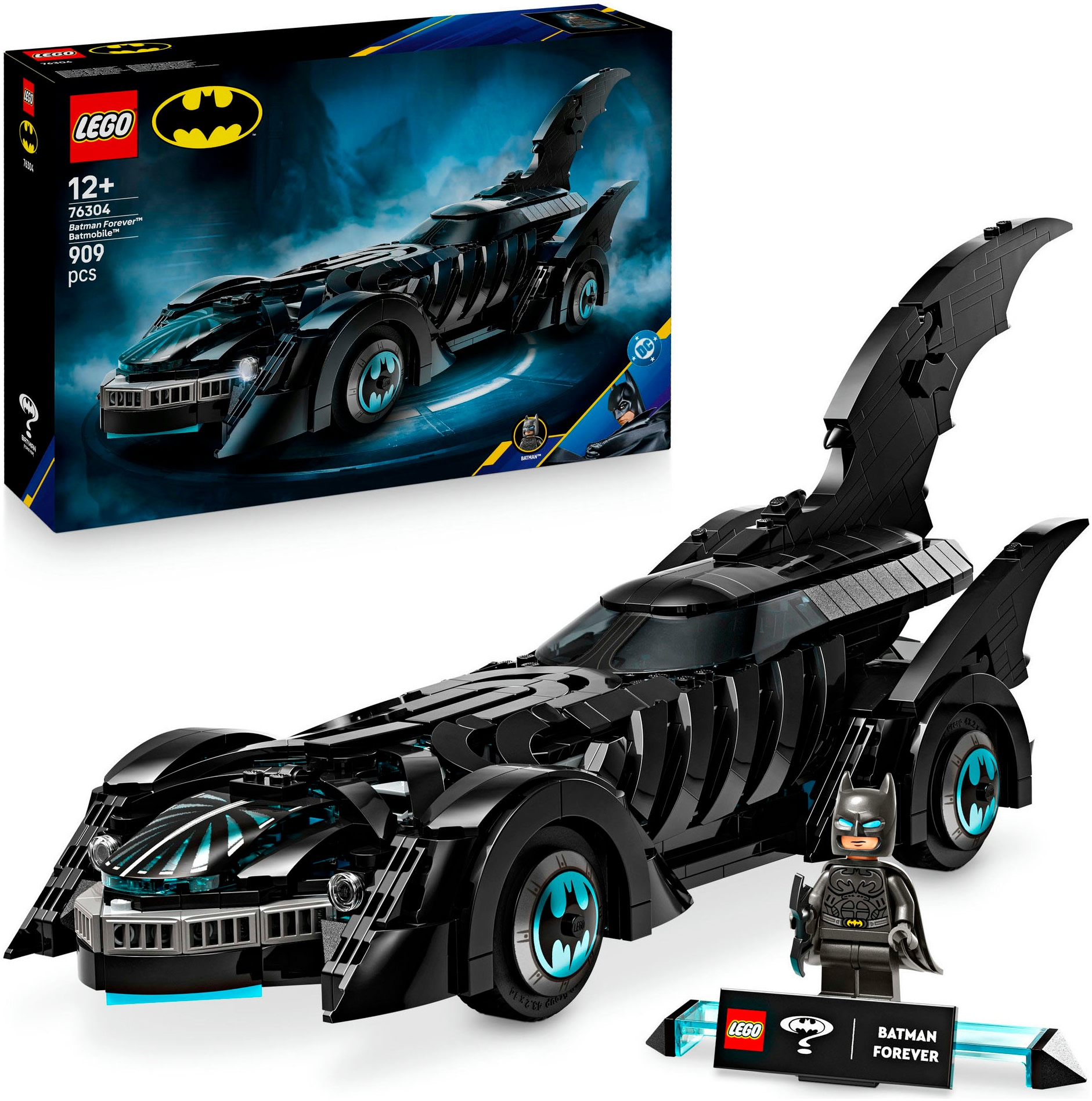 LEGO Kinder Konstruktionsspielsteine "Batman Forever Batmobil (76304), LEGO Super Heroes"bunt, Kunststoff, Spielbausteine, Made in Europe
