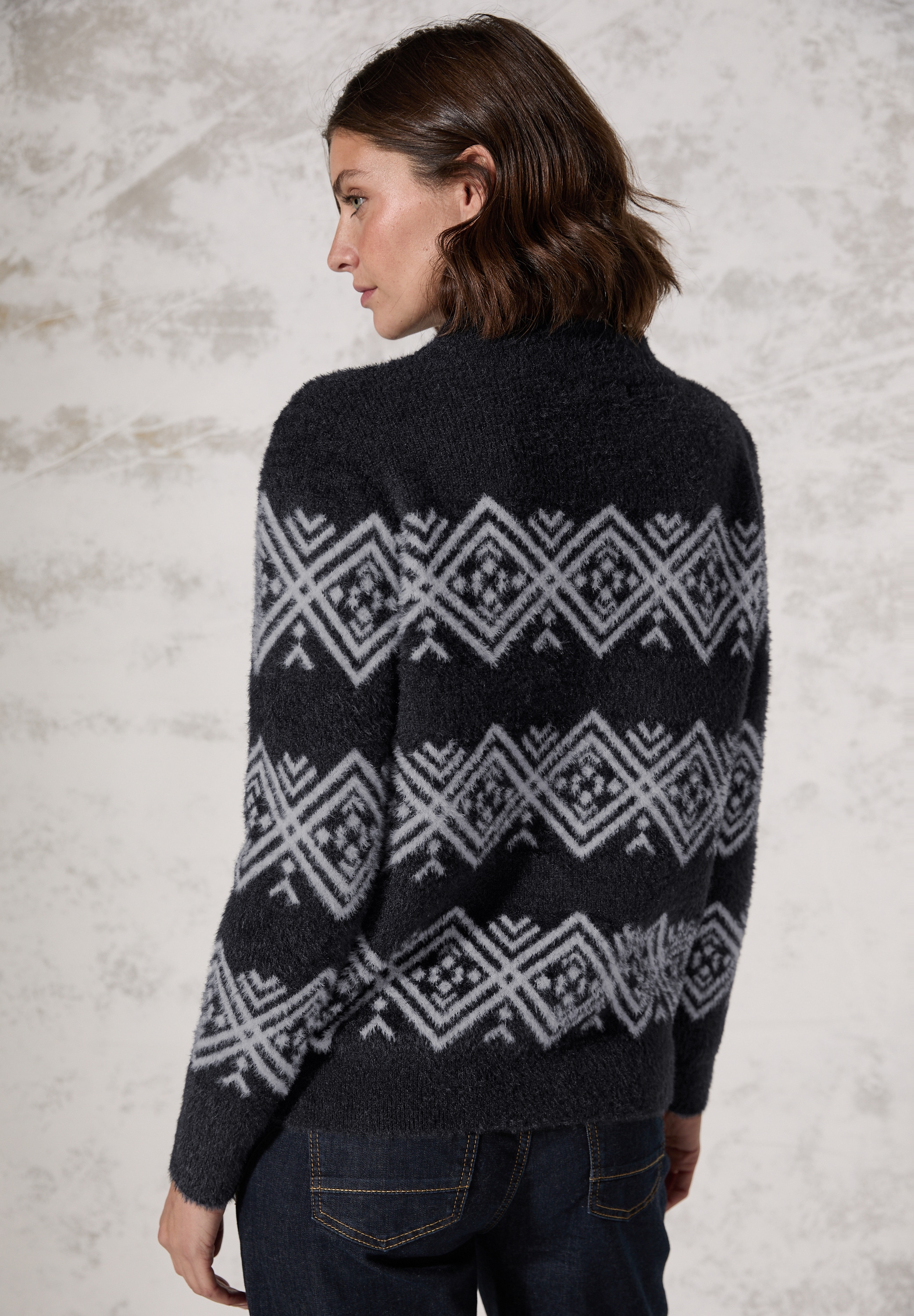 Cecil Strickpullover, mit grafischem Muster