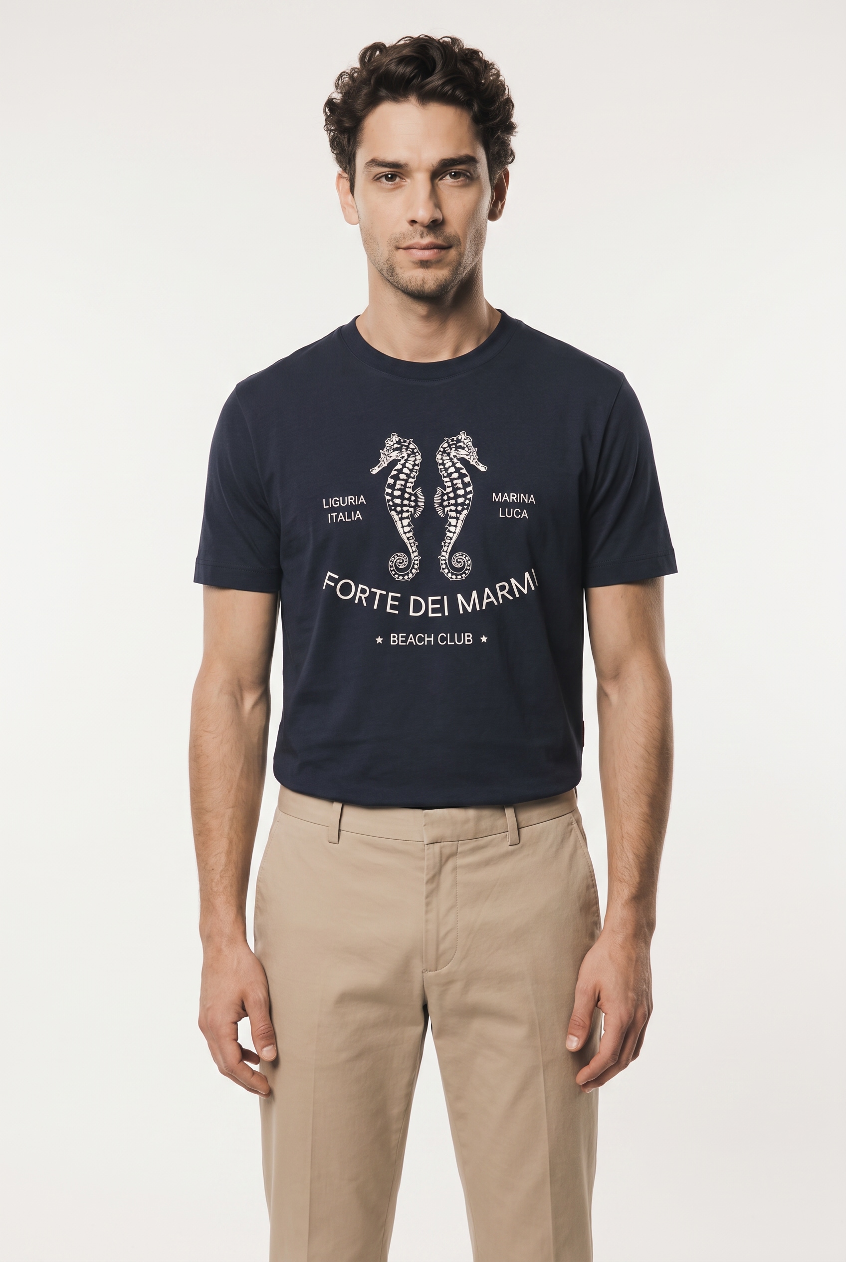 Joop Jeans Kurzarmshirt "Almir" mit Frontprint