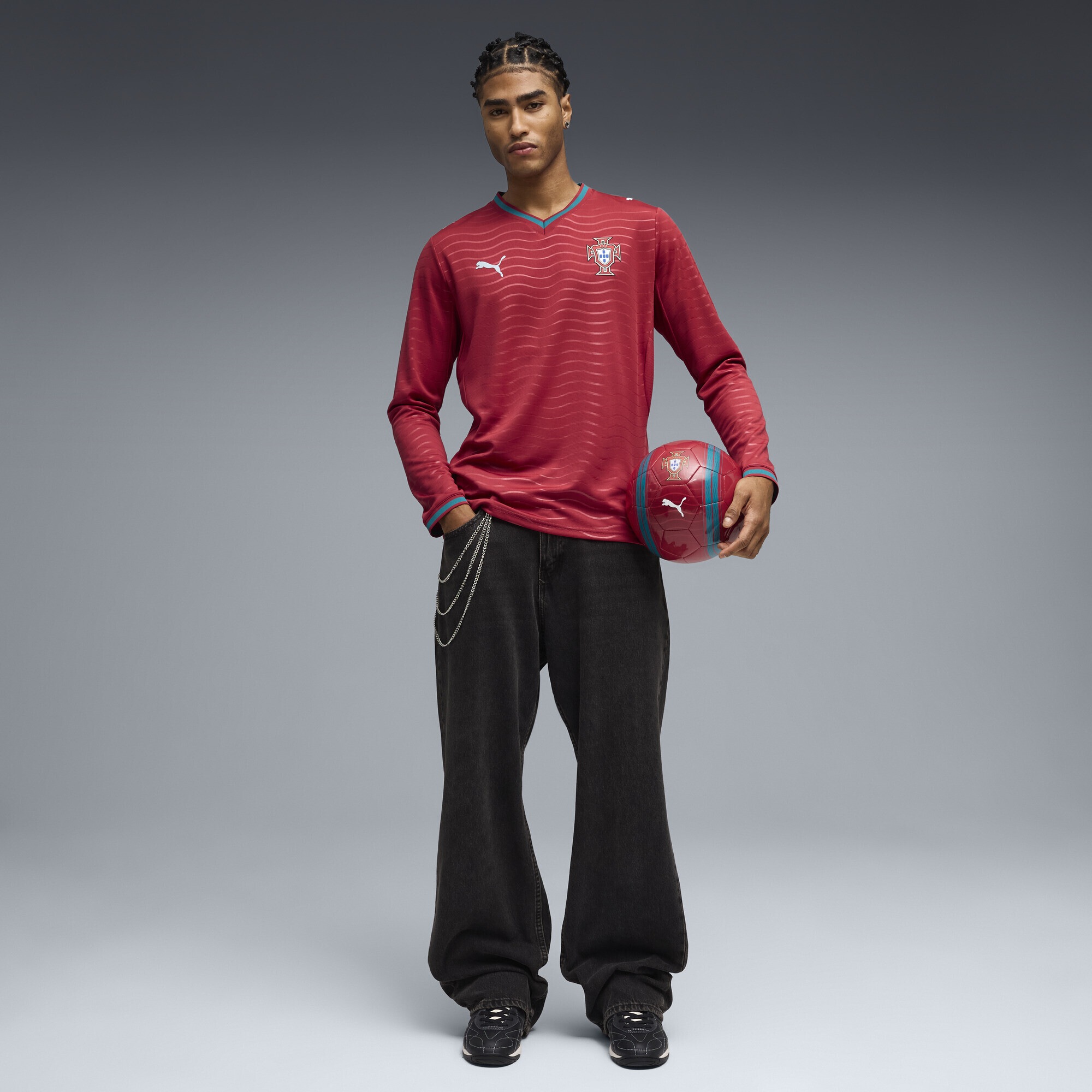 PUMA Trainingsshirt »Portugal 2026 Langarm-Heimtrikot Herren«