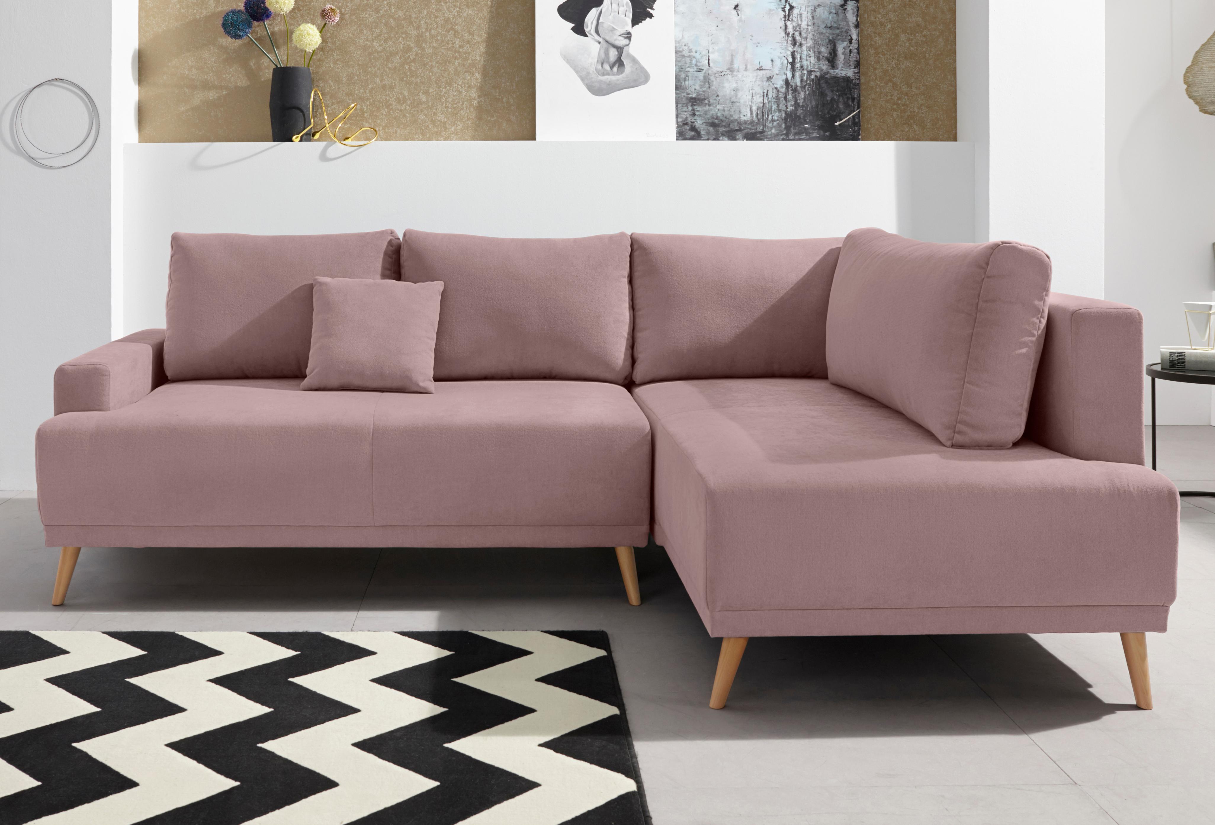 INOSIGN Ecksofa Wien, mit Bettfunktion und Bettkasten