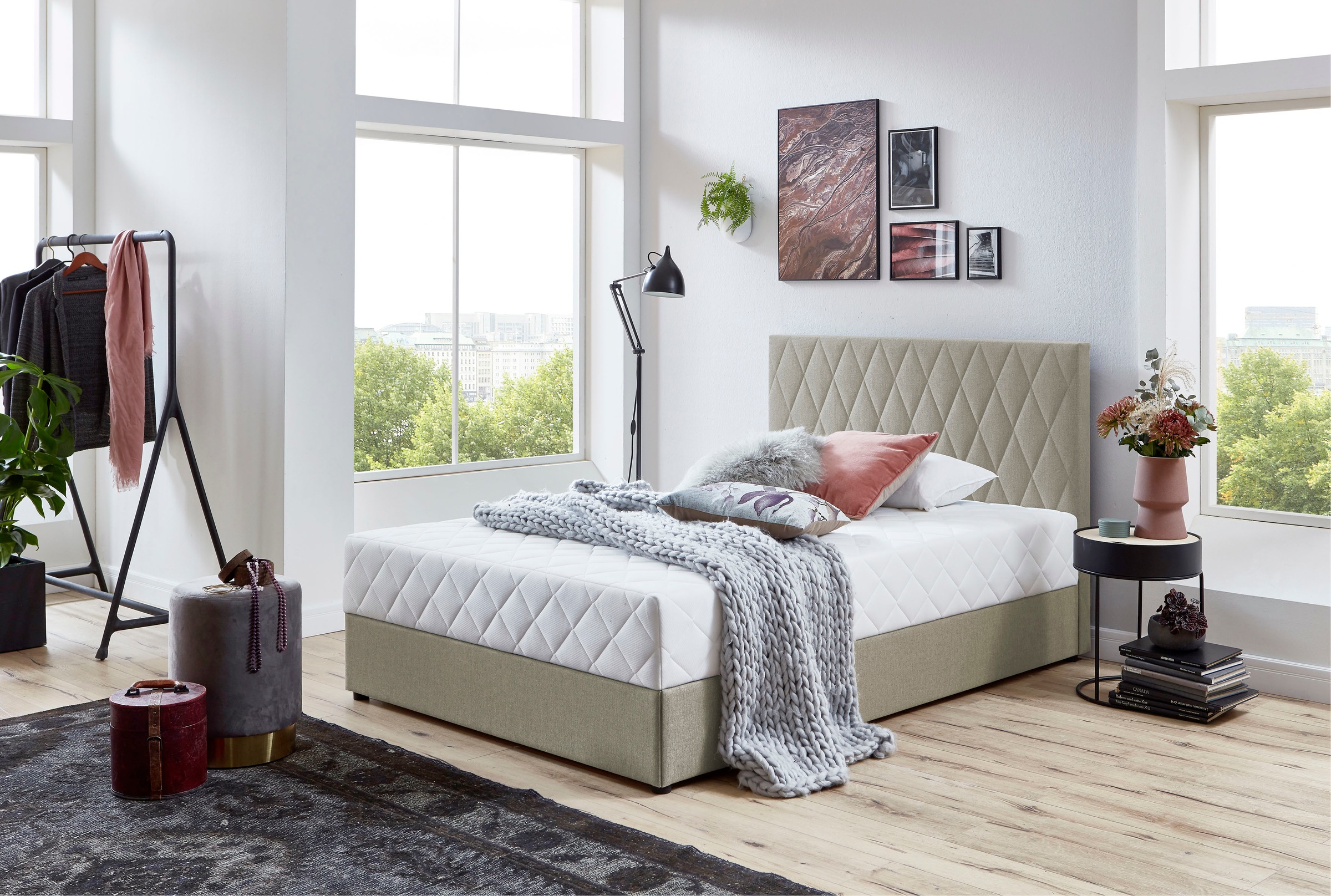 ATLANTIC home collection Boxbett ""Benita", OTTOs Choice Topseller inkl. Be günstig online kaufen