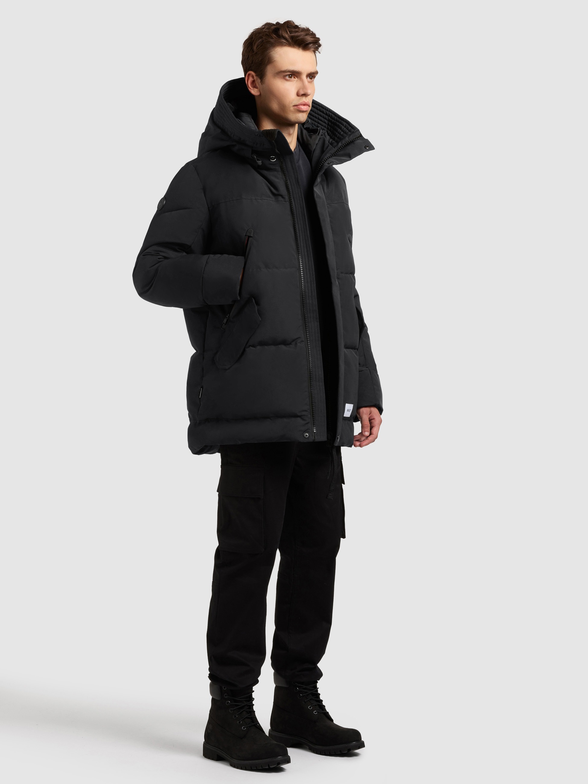 khujo Steppjacke »KANF2« mit Kapuze