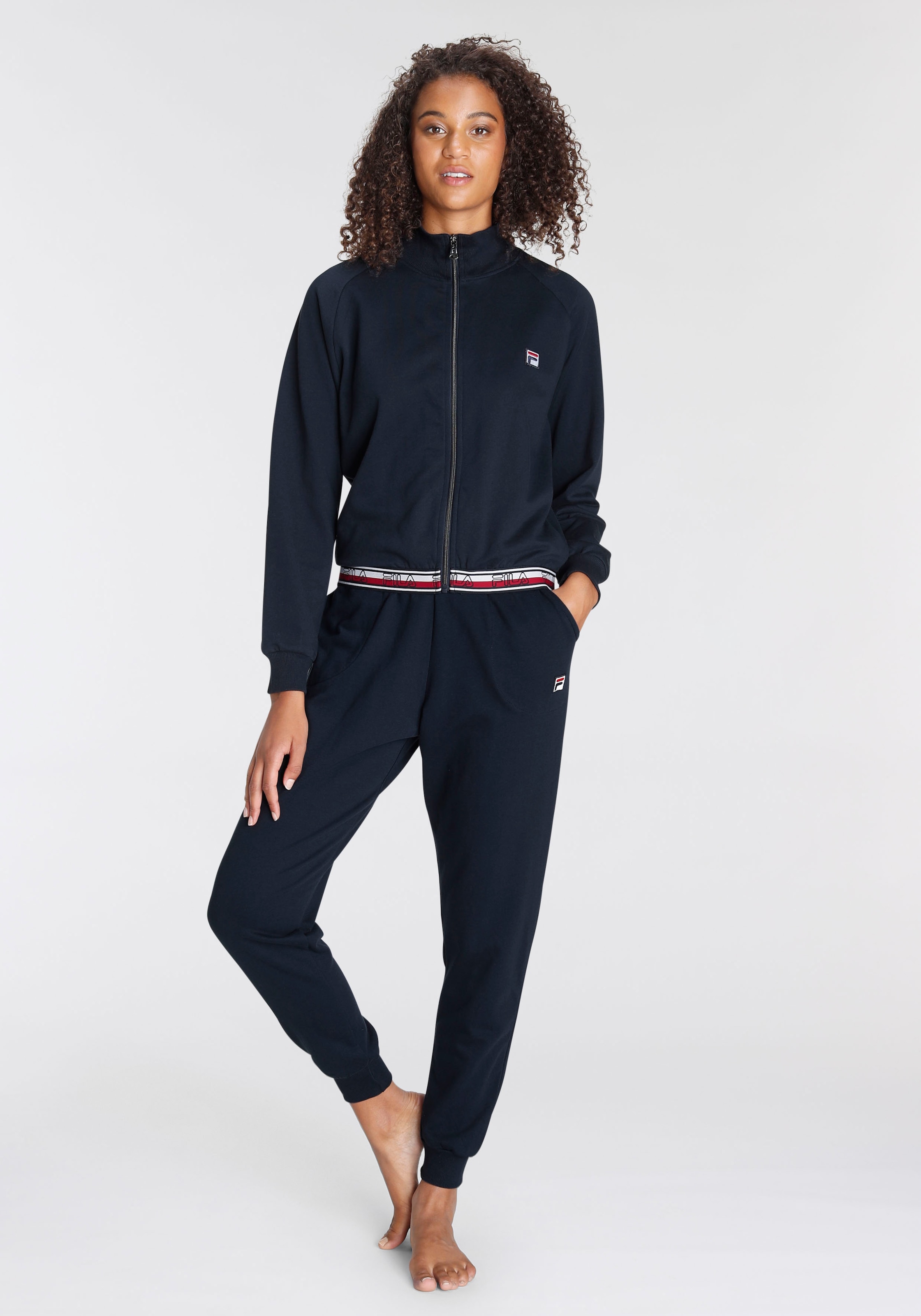 Fila Pyjama, (Set, 2 tlg.), mit Details in Kontrastfarben kaufen | BAUR