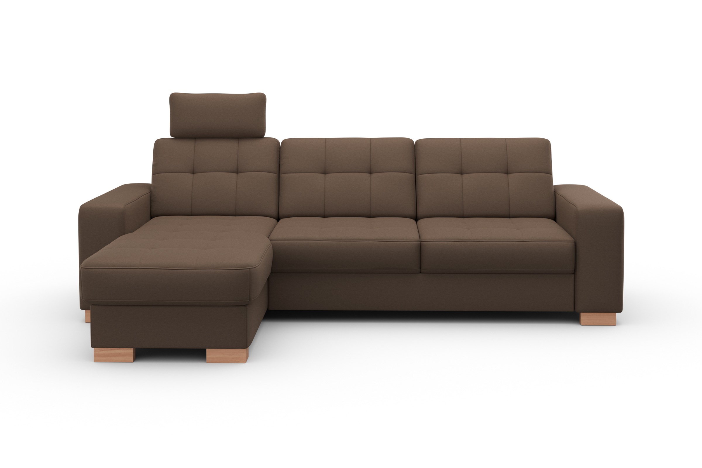 sit&more Ecksofa »Quincy L-Form« wahlweise mit Bettfunktion und Bettkasten