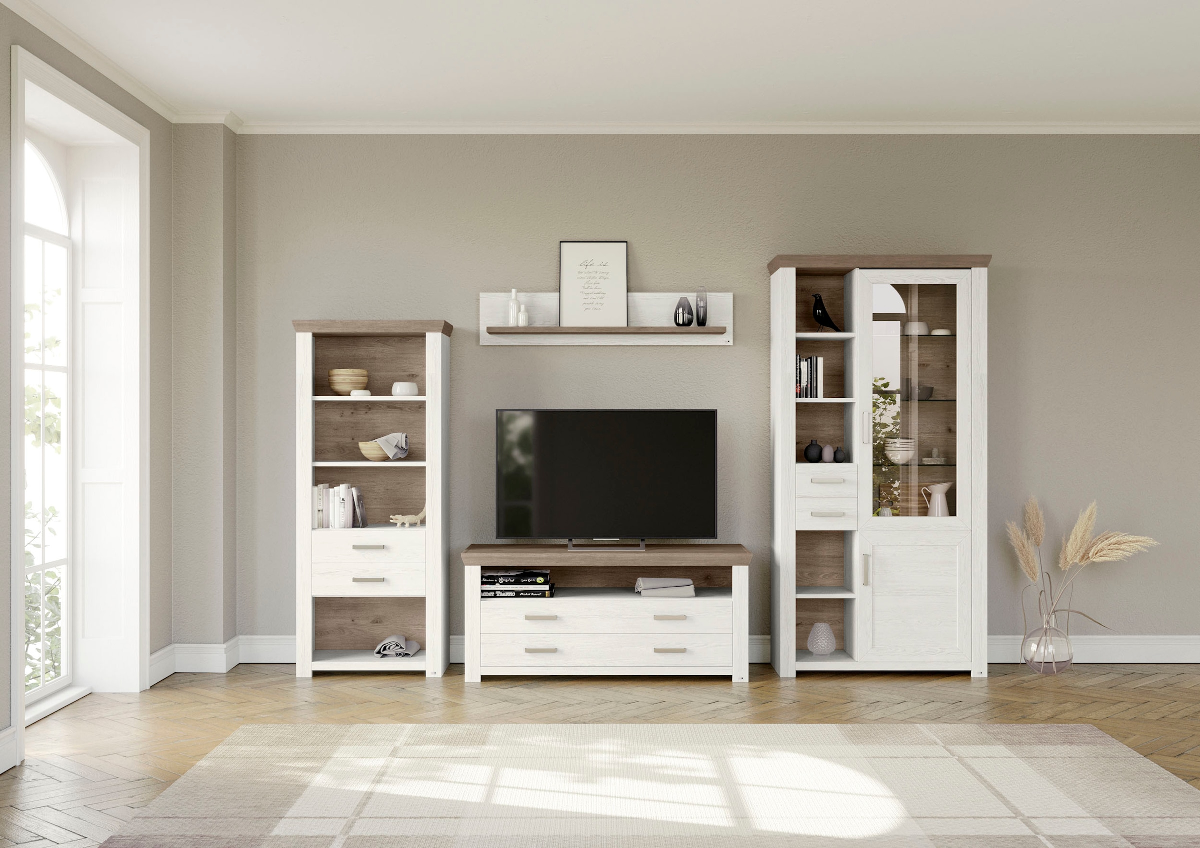 set one by Musterring Wohnwand "York" 4 Stk. tlg. günstig online kaufen