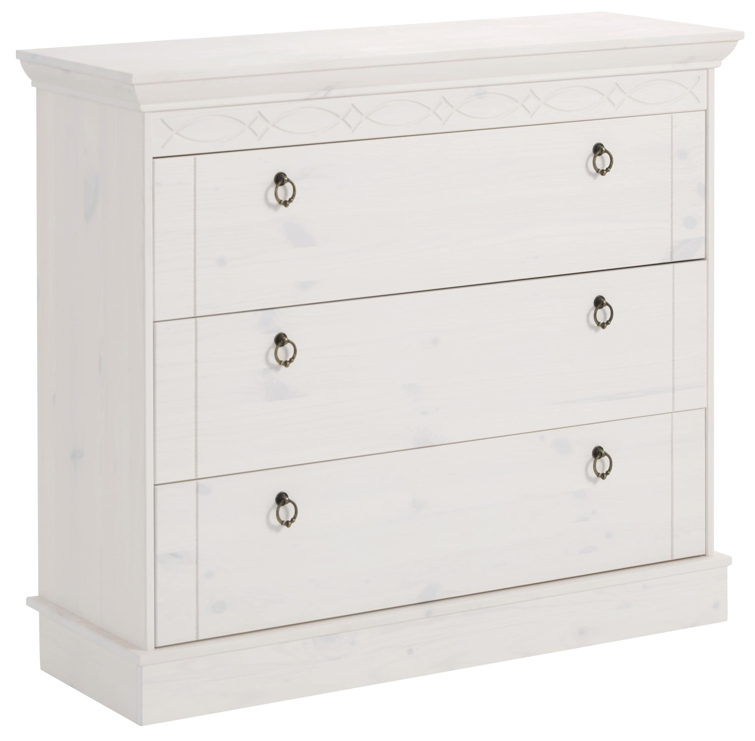 OTTO home Schubkastenkommode "Indra" aus massiver Kiefer, mit 3 Schubladen, günstig online kaufen