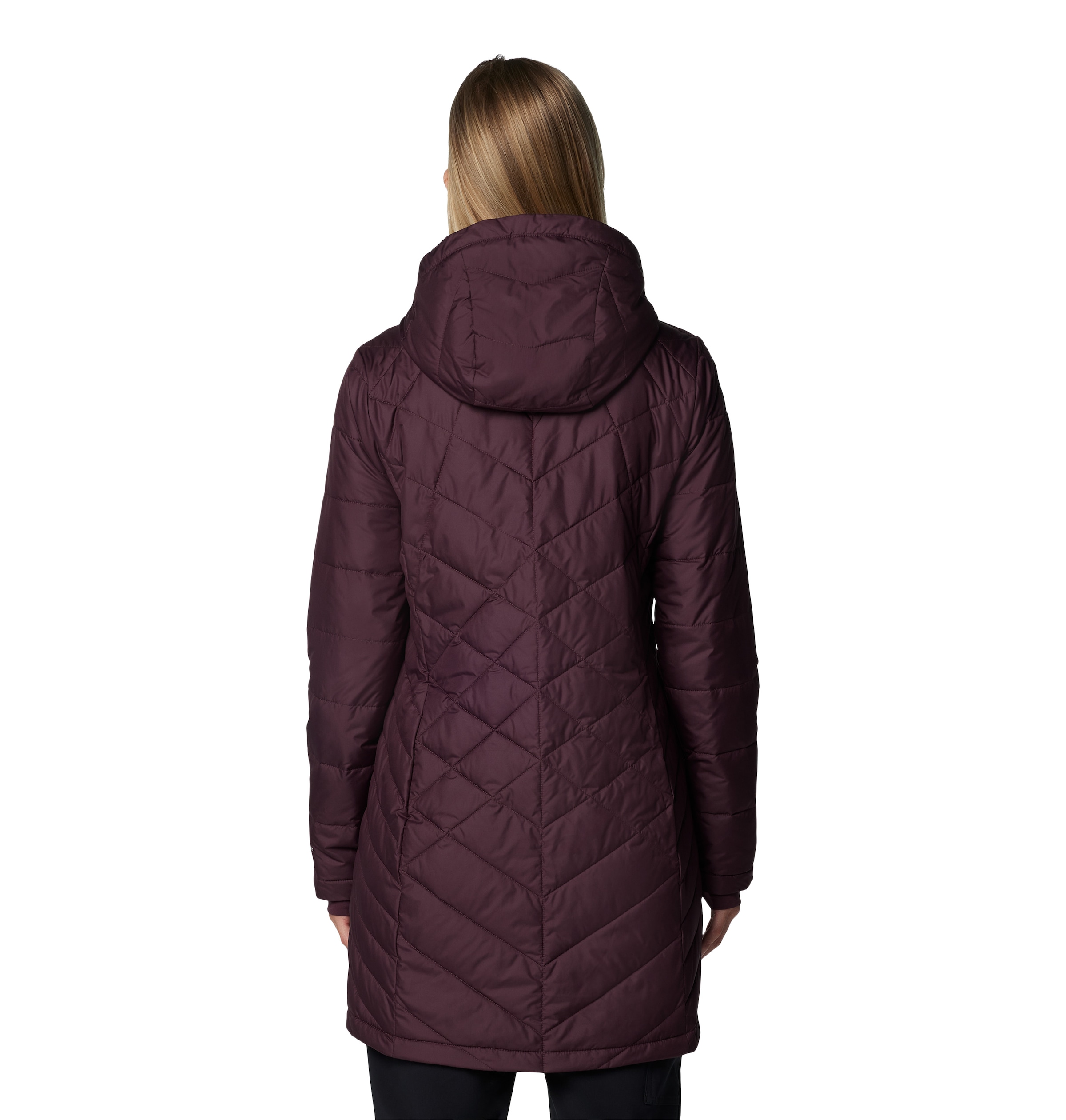 Columbia Steppmantel »HEAVENLY LONG HOODED JACKET«, (1 tlg.)