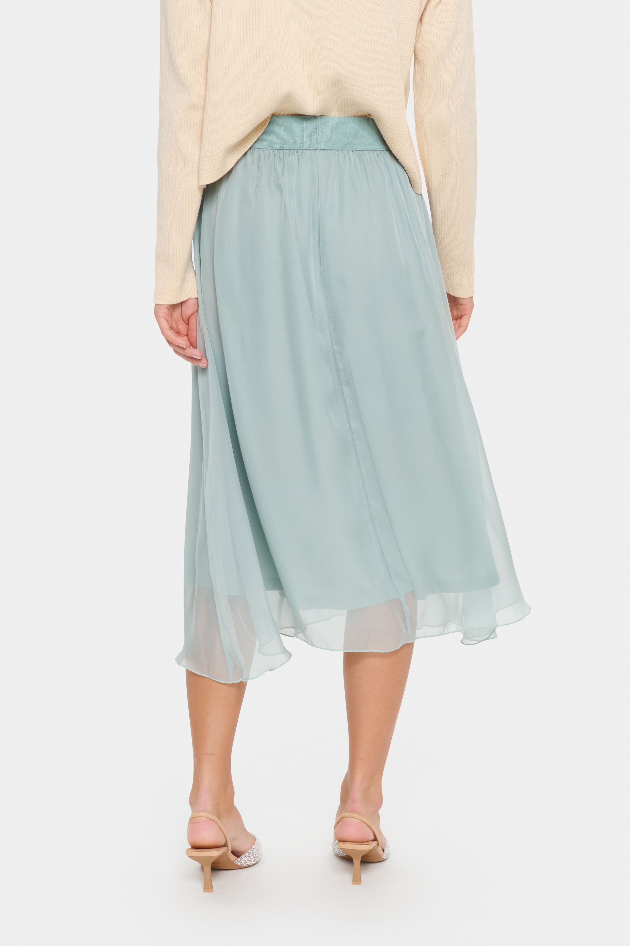 Saint Tropez Midirock "CoralSZ Skirt", aus Chiffon günstig online kaufen