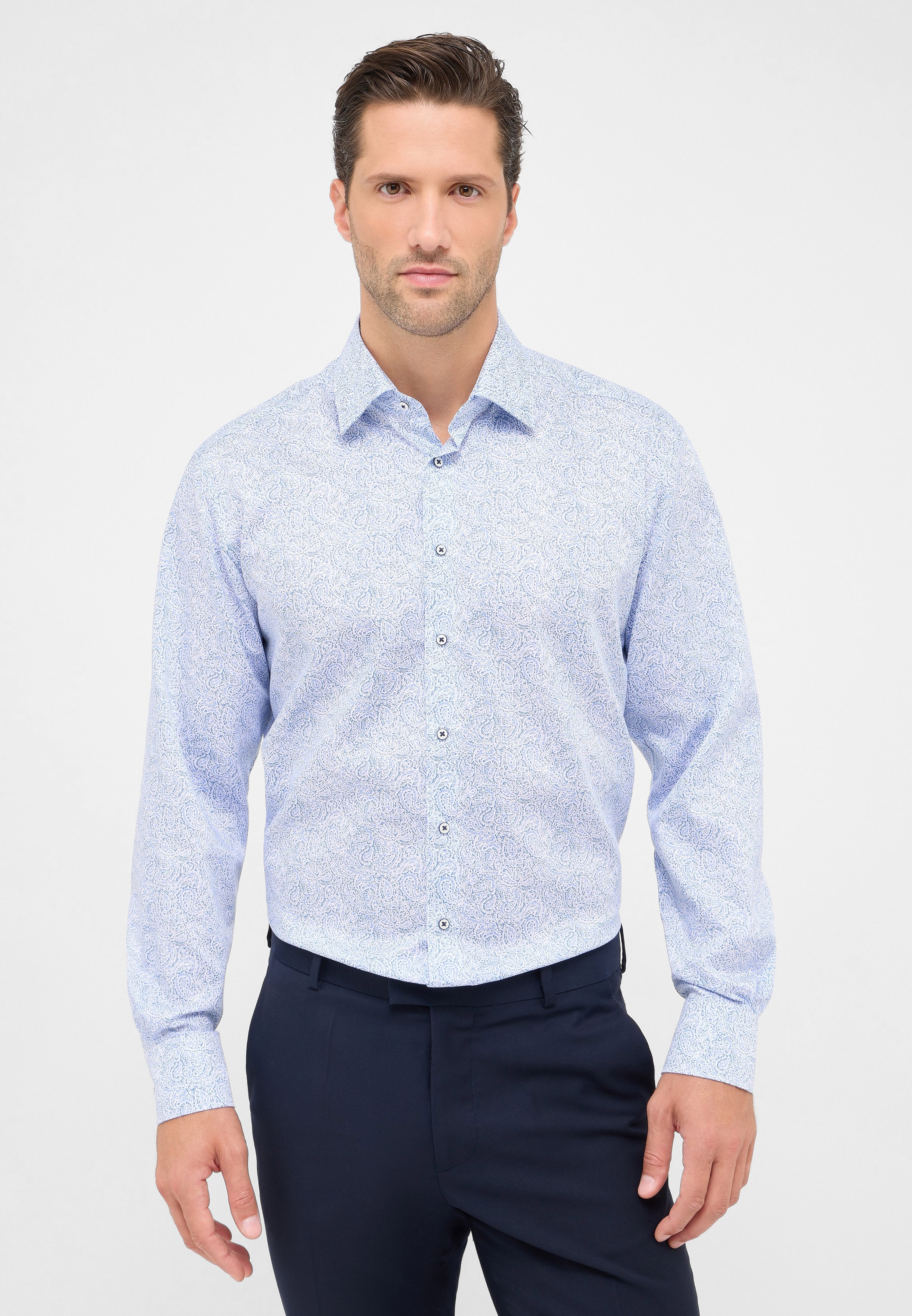 Eterna Langarmhemd "MODERN FIT", NON IRON (bügelfrei) günstig online kaufen