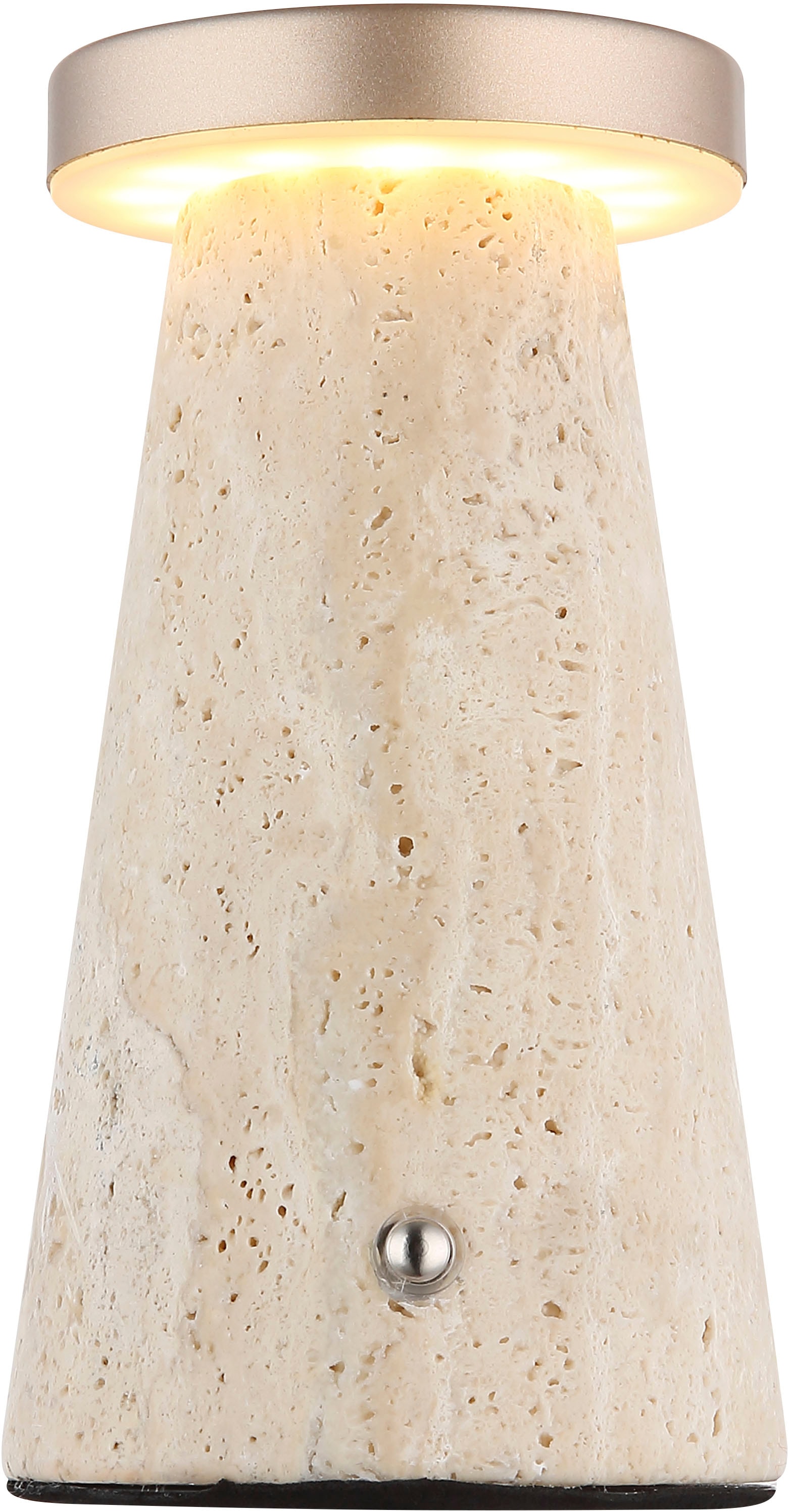 GLOBO LIGHTING Tischleuchte »ADINA« LED-Modul 1 Stk. Akku Tischleuchte für Wohn- & Schlafzimmer