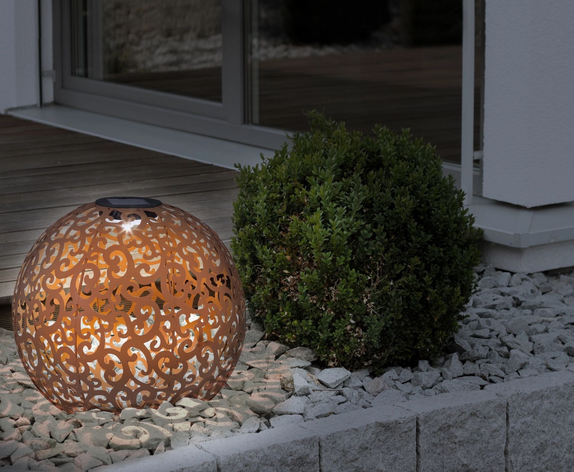 GLOBO LIGHTING Gartenleuchte »AUßENLEUCHTE«, 1 flammig, Leuchtmittel LED-Modul | LED fest integriert, Garten Dekorleuchte