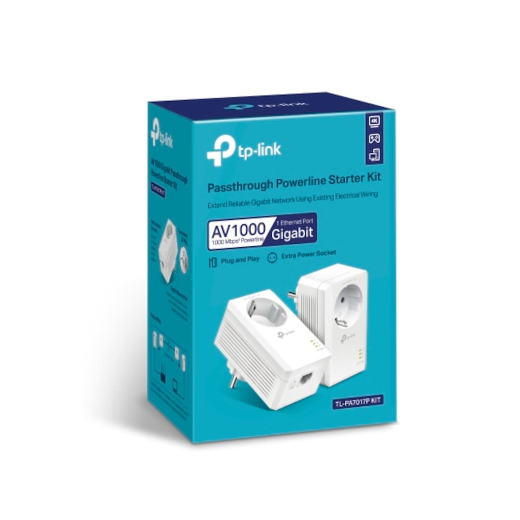 TP-Link WLAN-Repeater »TL-PA7019P KIT(DE) AV1000 Powerline 2er Kit«